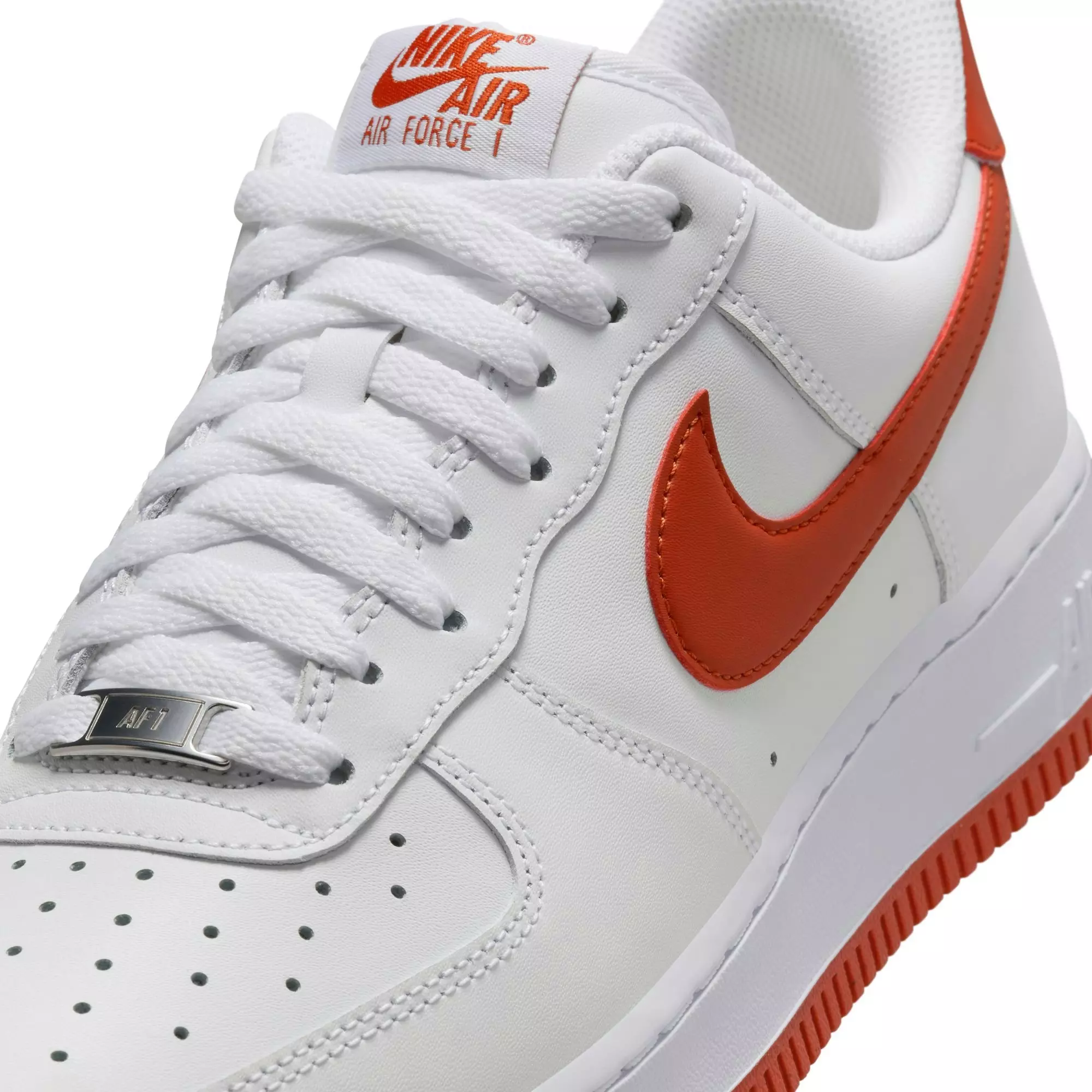Nike Air Force 1 '07 "White/Dragon Red" Men's Shoe - WHITE/RED