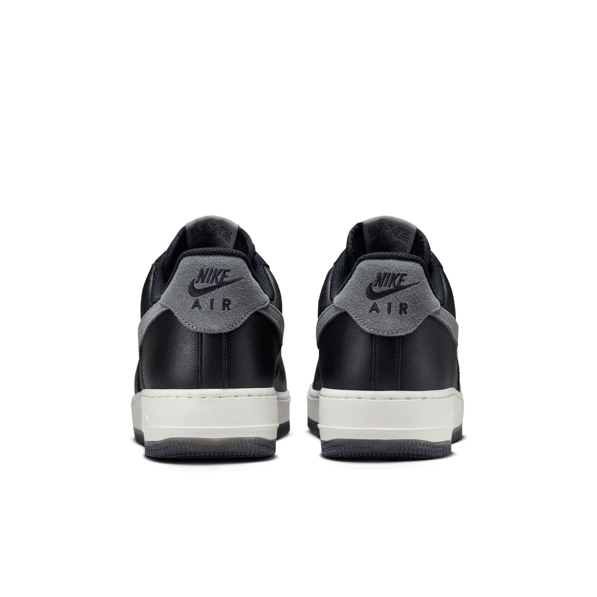 Nike Air Force 1 07 LV8 Black Smoke Grey Dk Smoke Grey Men s Shoe Hibbett