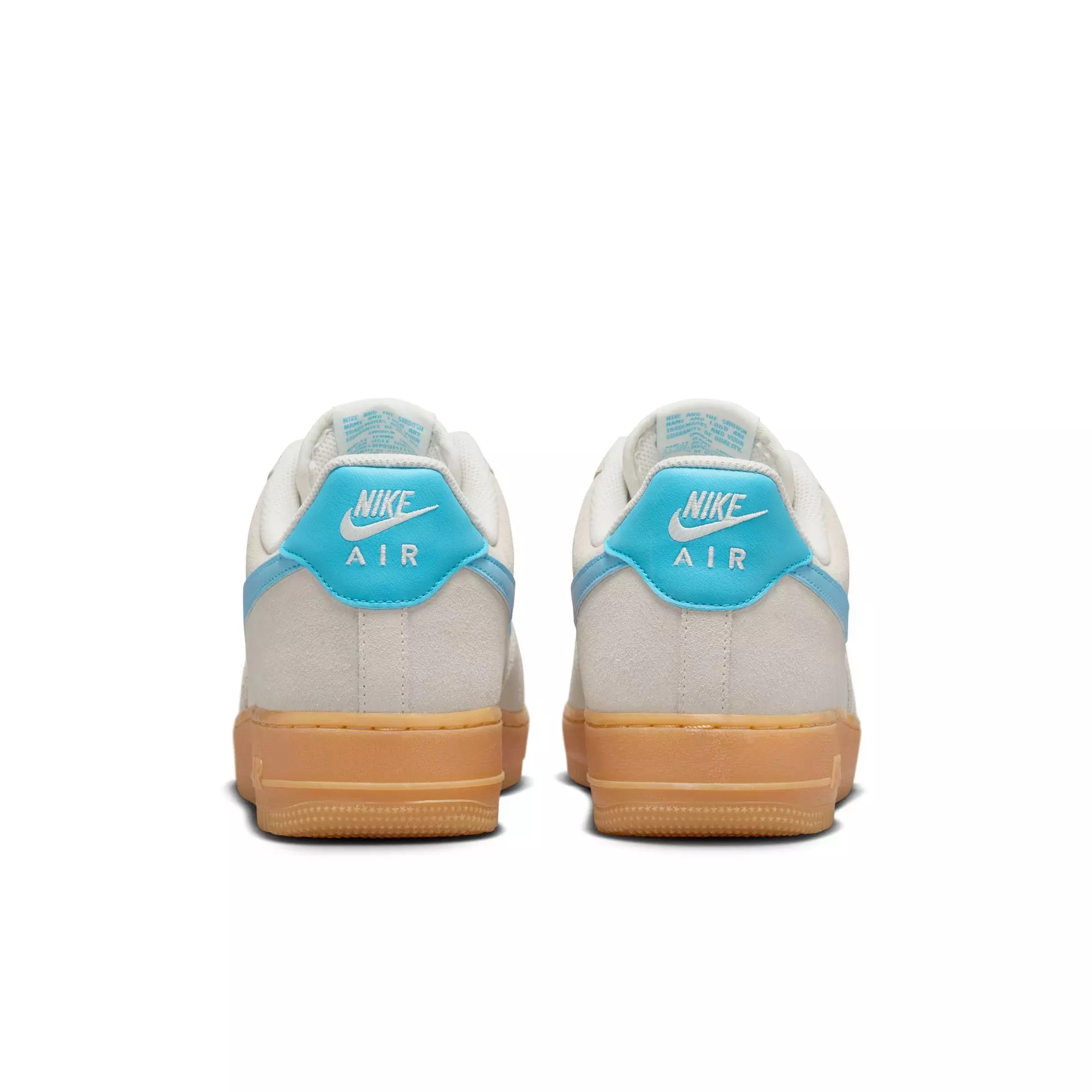Nike Air Force 1 '07 LV8 "Phantom/Baltic Blue/Gum Yellow" Men's Shoe - GREY/BLUE