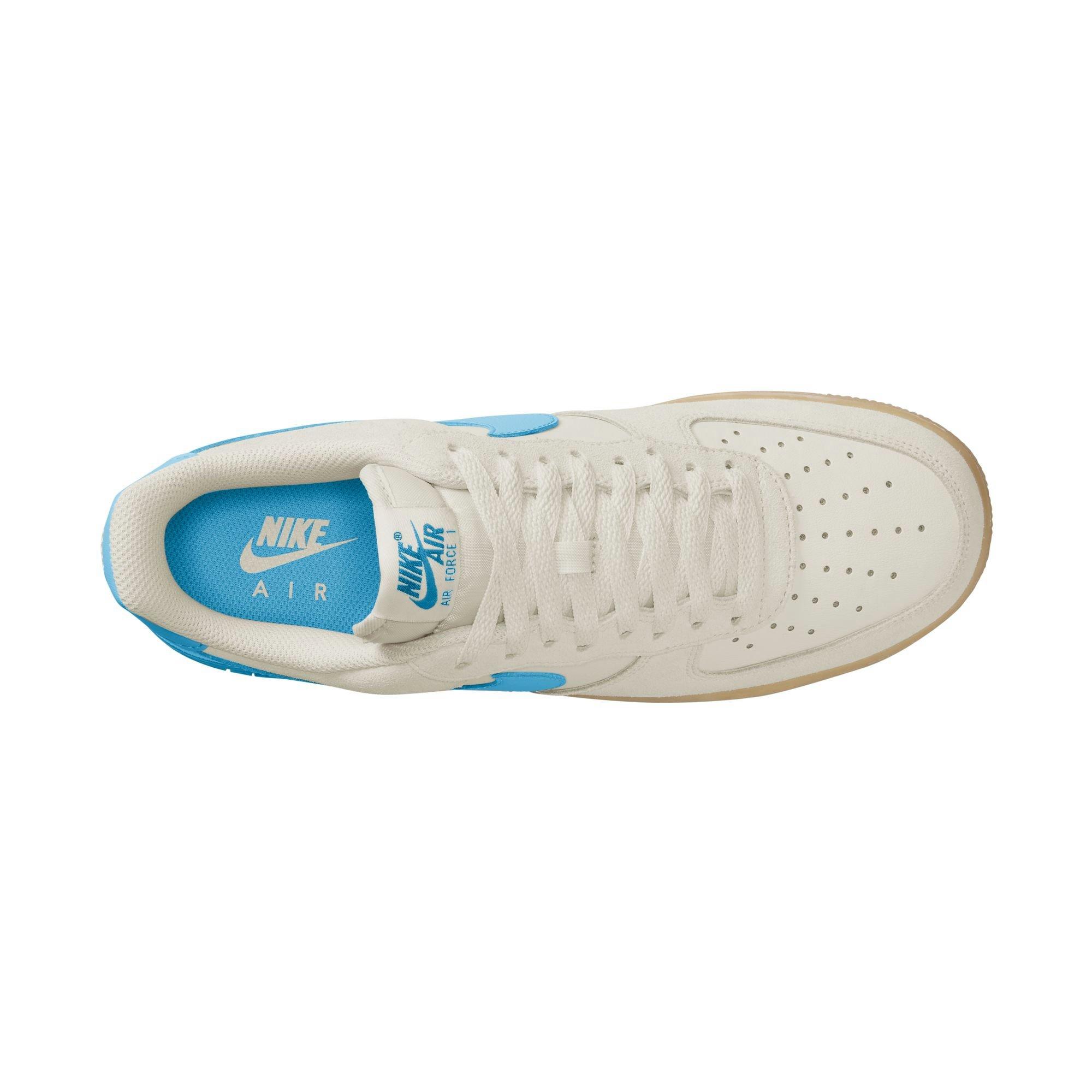 Nike Air Force 1 '07 LV8 "Phantom/Baltic Blue/Gum Yellow" Men's Shoe - GREY/BLUE Thumbnail View 8