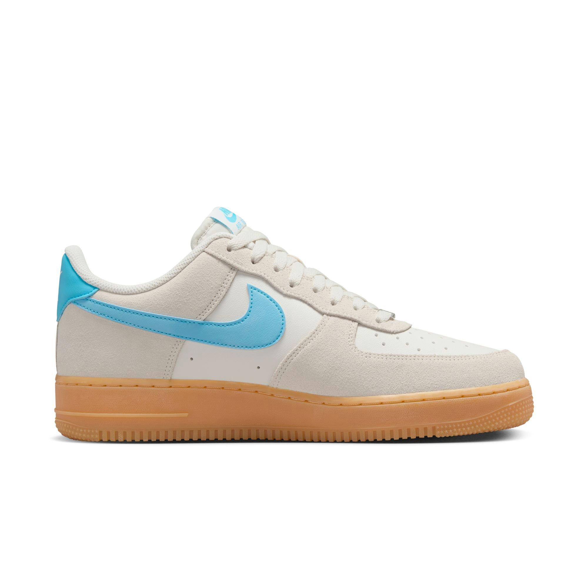 Nike Air Force 1 '07 LV8 "Phantom/Baltic Blue/Gum Yellow" Men's Shoe - GREY/BLUE Thumbnail View 2