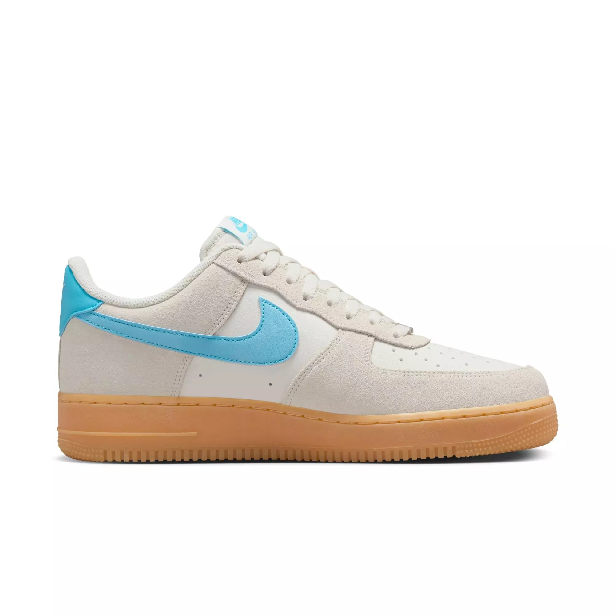 Nike Air Force 1 '07 LV8 "Phantom/Baltic Blue/Gum Yellow" Men's Shoe - GREY/BLUE