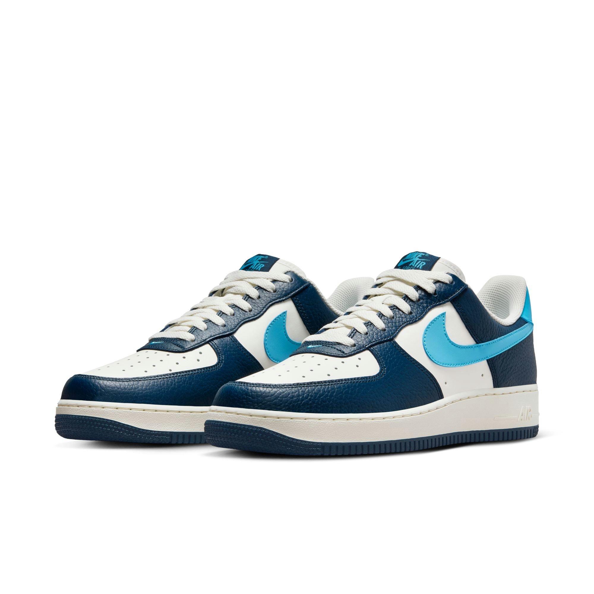 Nike Air Force 1 '07 Men's "Armory Navy/Baltic Blue/Sail/Pale Ivory" Shoe