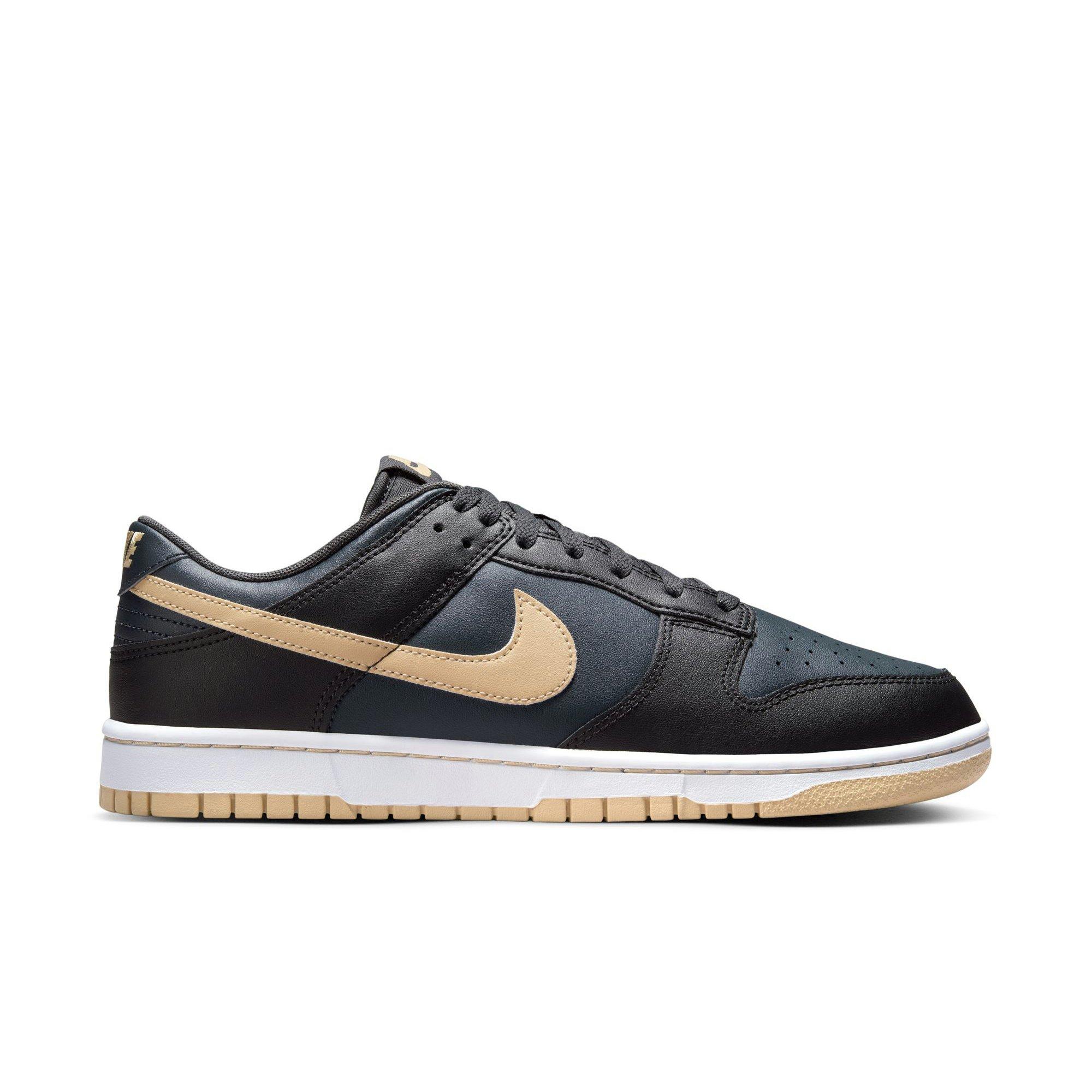 Nike Dunk Low Retro "Black/Sesame/Anthracite" Men's Shoe - BLACK/TAN