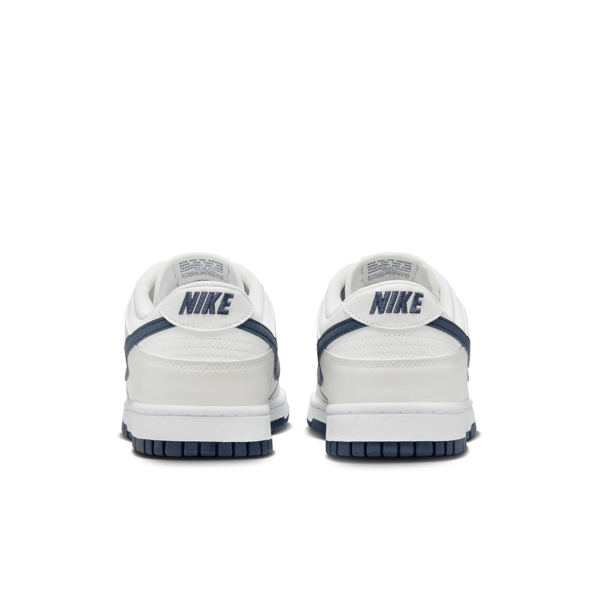 Nike Dunk Low Retro "Summit White/Midnight Navy/Platinum Tint" Men's Shoe