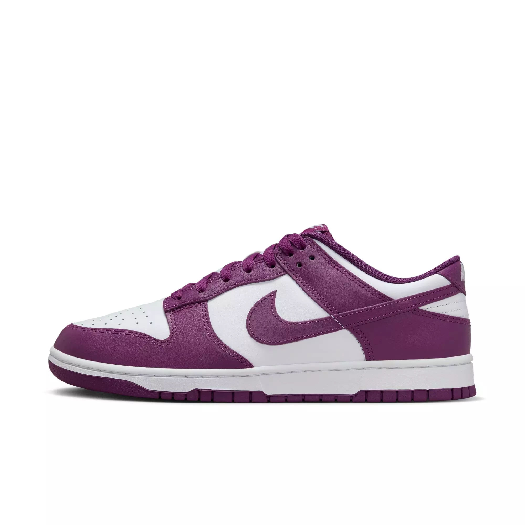 Nike Dunk Low Retro "White/Viotech" Men's Shoe - WHITE/PURPLE