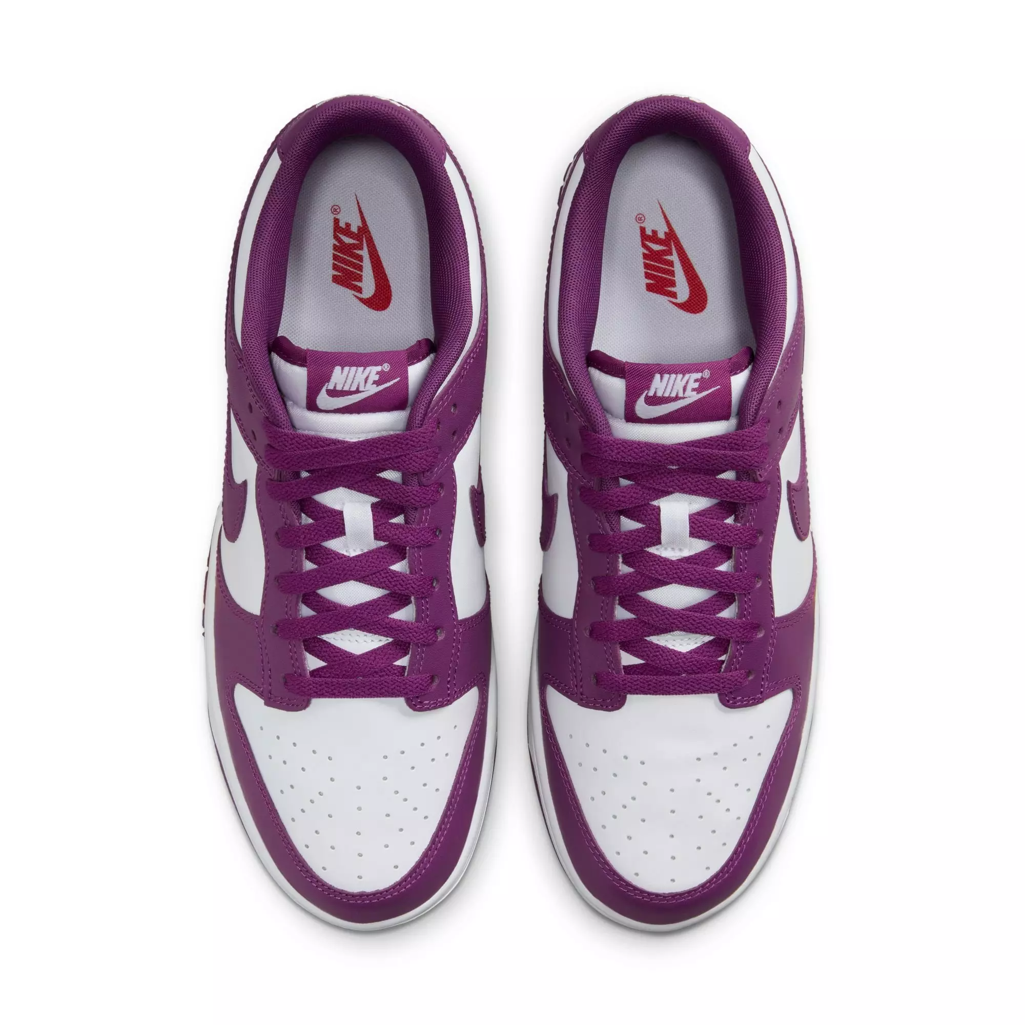 Nike Dunk Low Retro "White/Viotech" Men's Shoe - WHITE/PURPLE