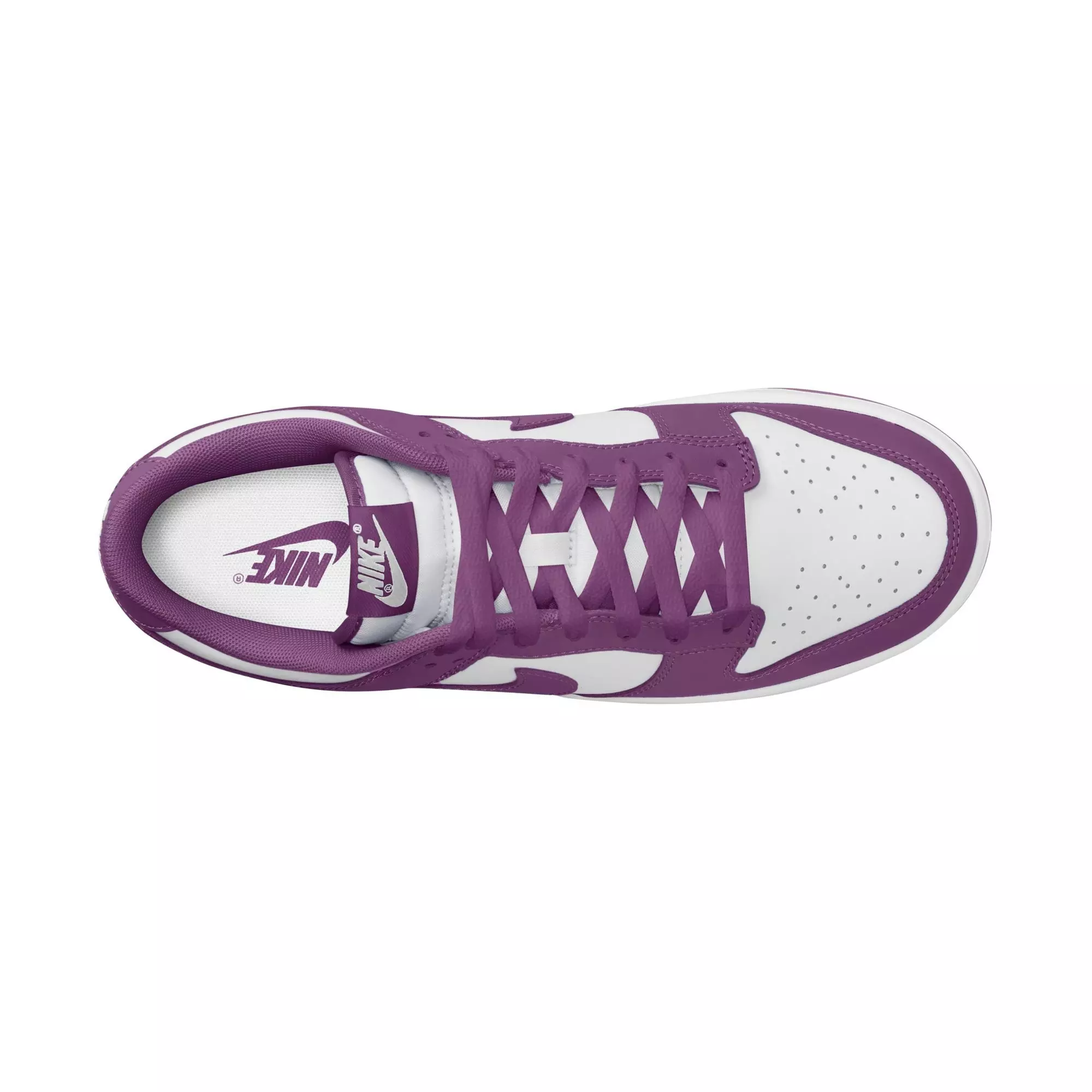 Nike Dunk Low Retro "White/Viotech" Men's Shoe - WHITE/PURPLE
