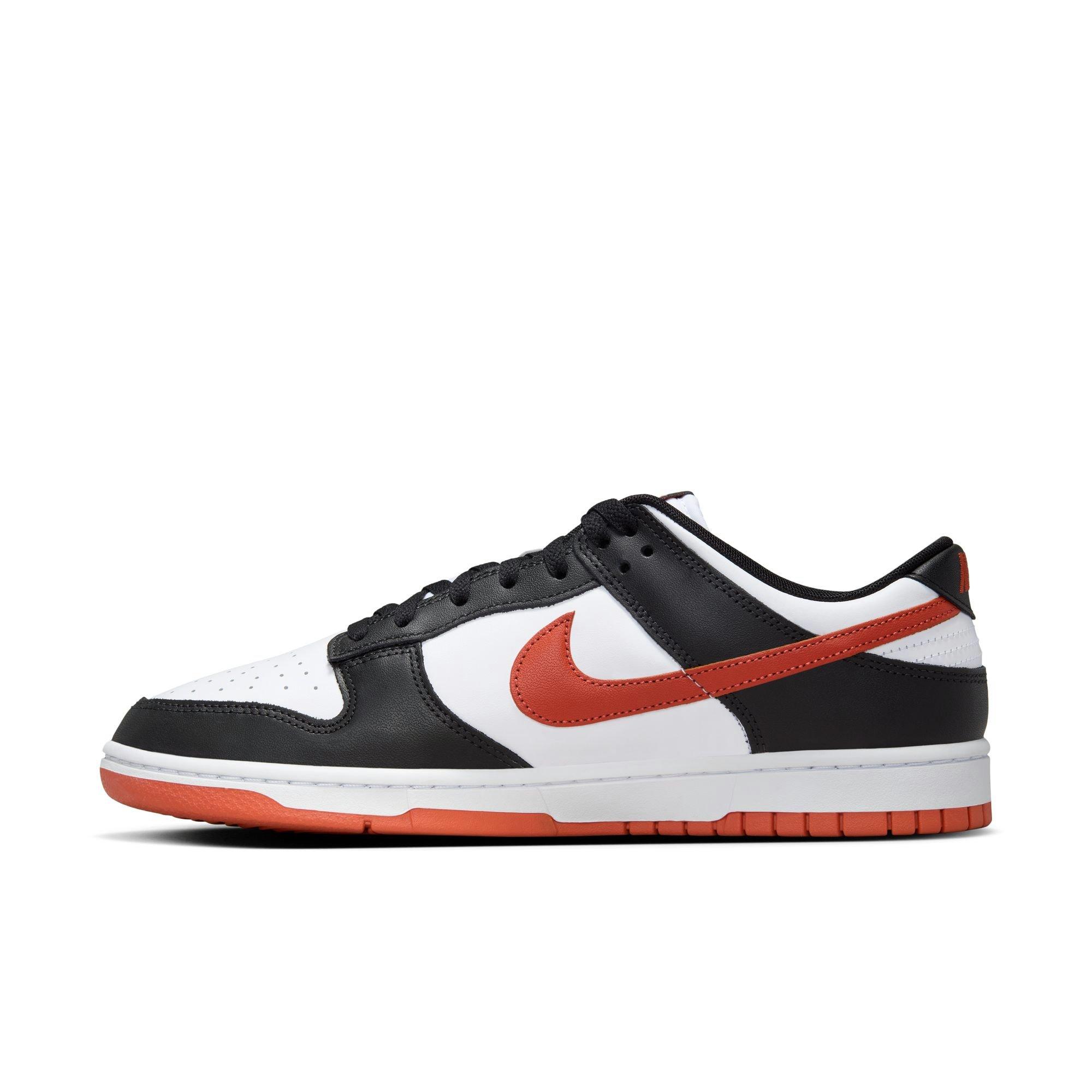 Nike Dunk Low Retro Men's "White/Dragon Red/Black" Shoe