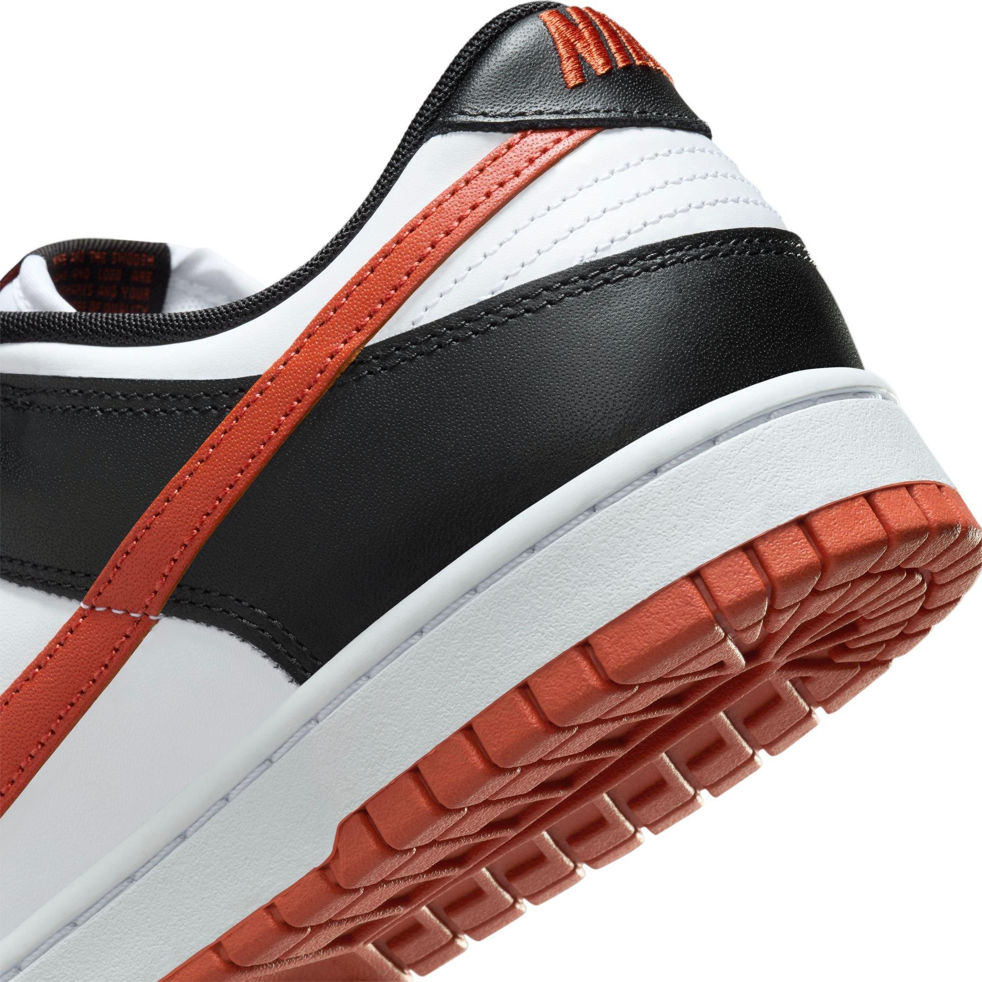 Nike Dunk Low Retro "White/Dragon Red/Black" Men's Shoe - WHITE/RED/BLACK Thumbnail View 11