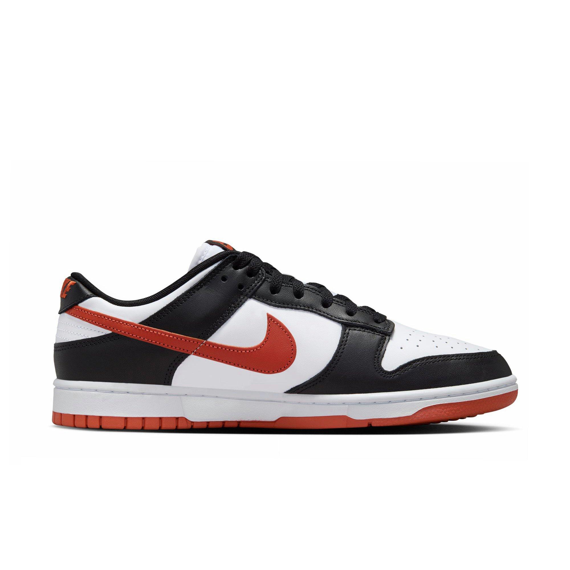 Nike Dunk Low Retro Men's "White/Dragon Red/Black" Shoe