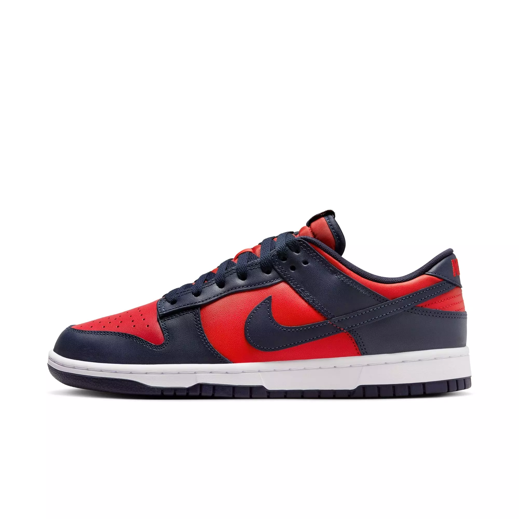 Nike Dunk Low Retro "University Red/Obsidian/White" Men's Shoe - RED/WHITE