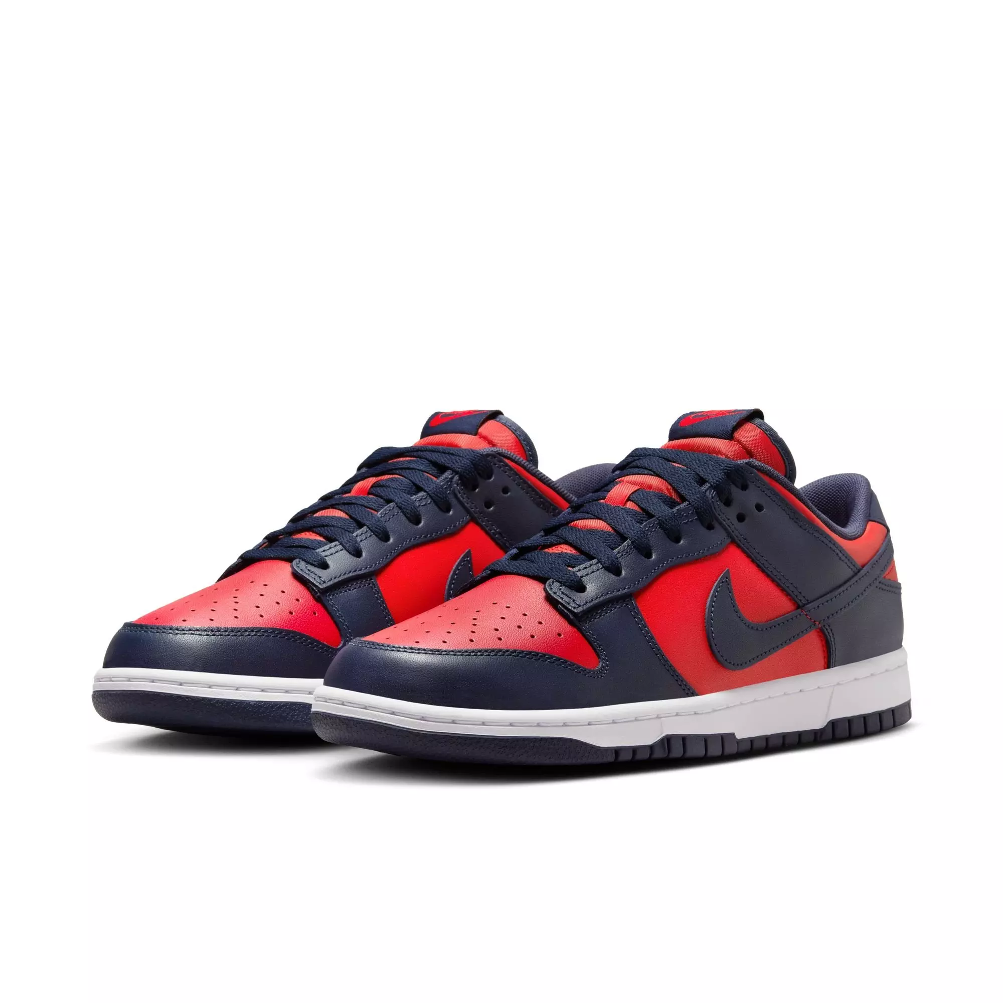 Nike Dunk Low Retro "University Red/Obsidian/White" Men's Shoe - RED/WHITE