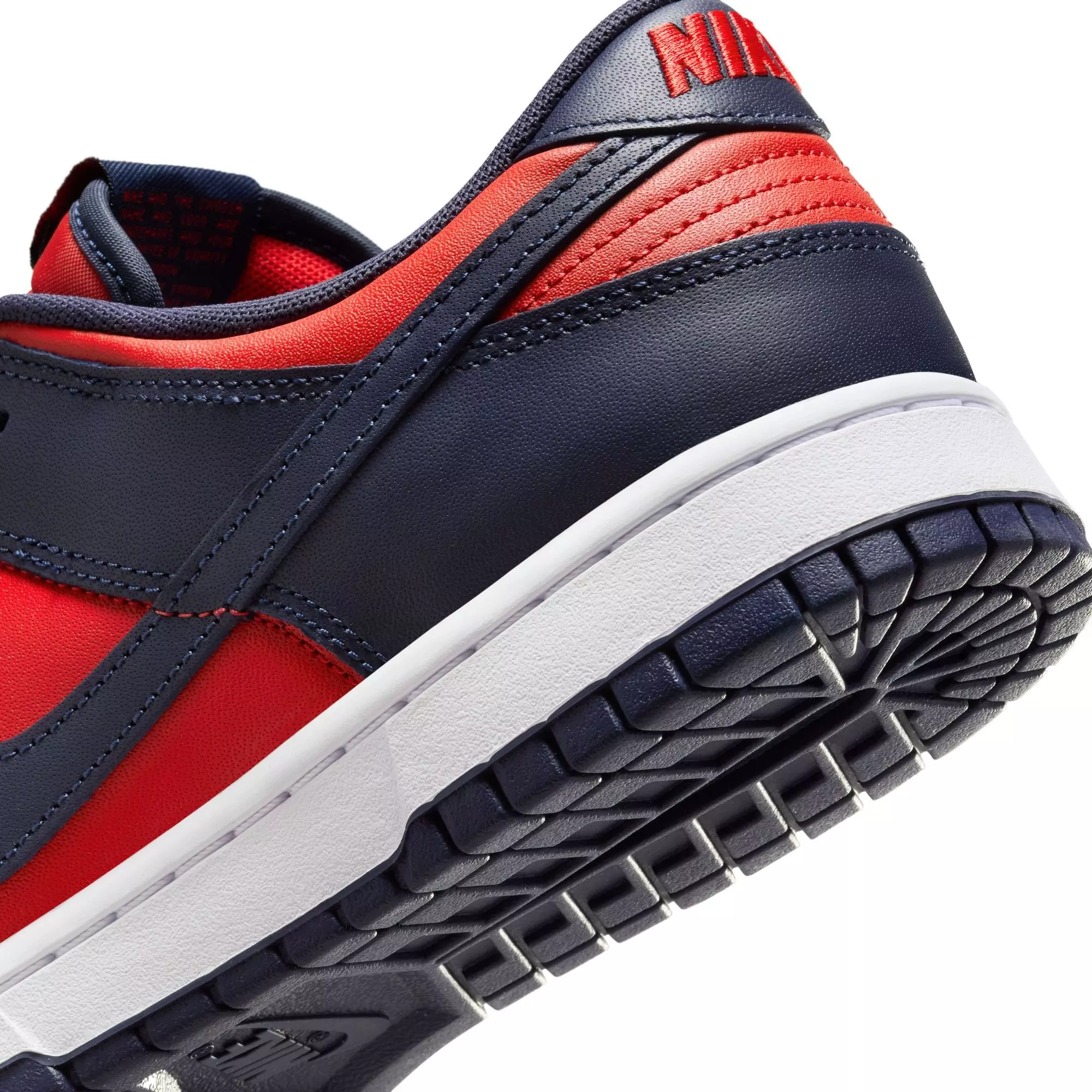 Nike Dunk Low Retro "University Red/Obsidian/White" Men's Shoe - RED/WHITE