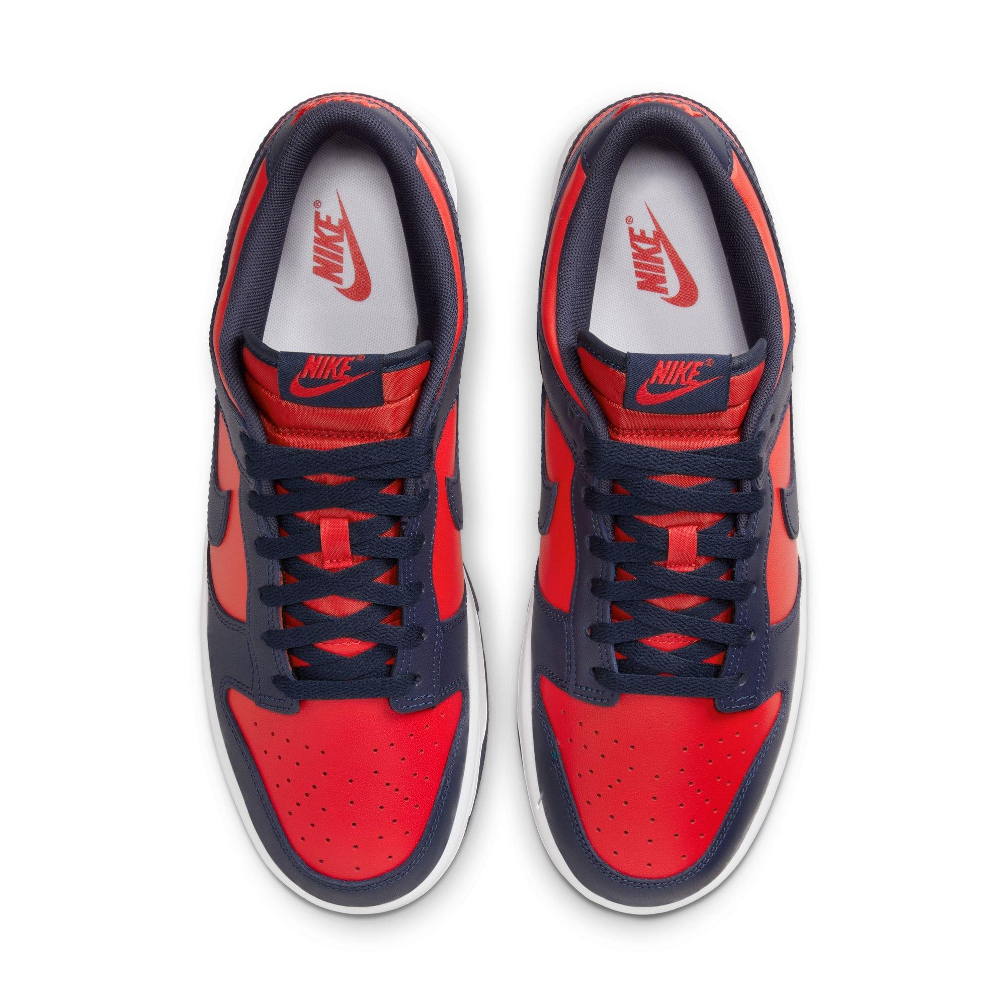 Nike Dunk Low Retro "University Red/Obsidian/White" Men's Shoe - RED/WHITE Thumbnail View 7