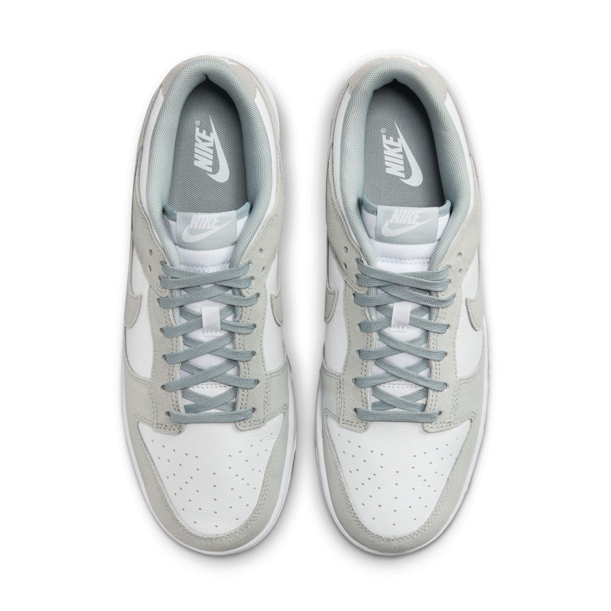 Nike Dunk Low Retro SE "White/Light Pumice" Men's Shoe - WHITE/GREY Thumbnail View 7