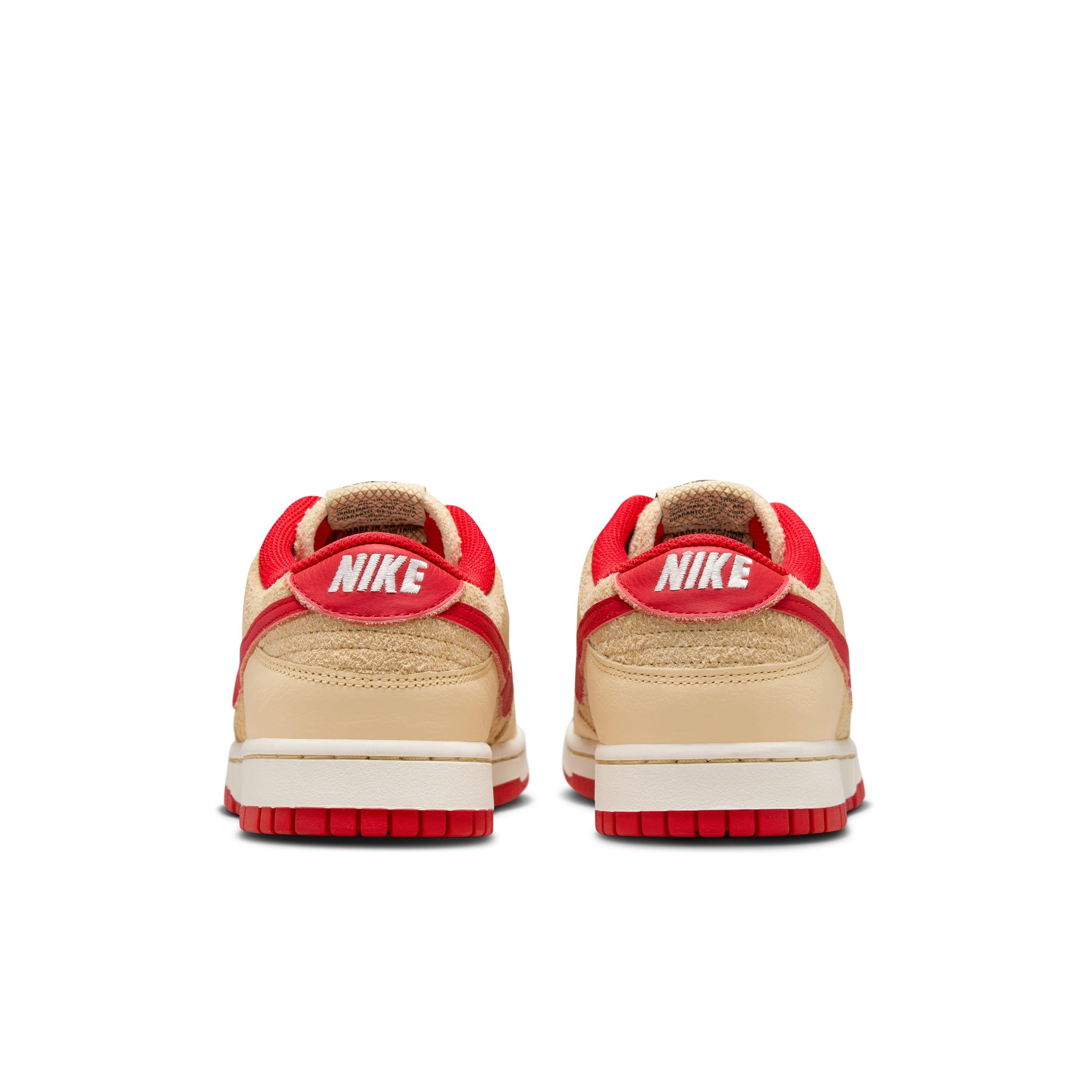 Nike Dunk Low Retro SE &ldquo;Strawberry Waffle&rdquo; Men's Shoe - PALE VANILLA/UNIVERSITY RED/SAIL Thumbnail View 9