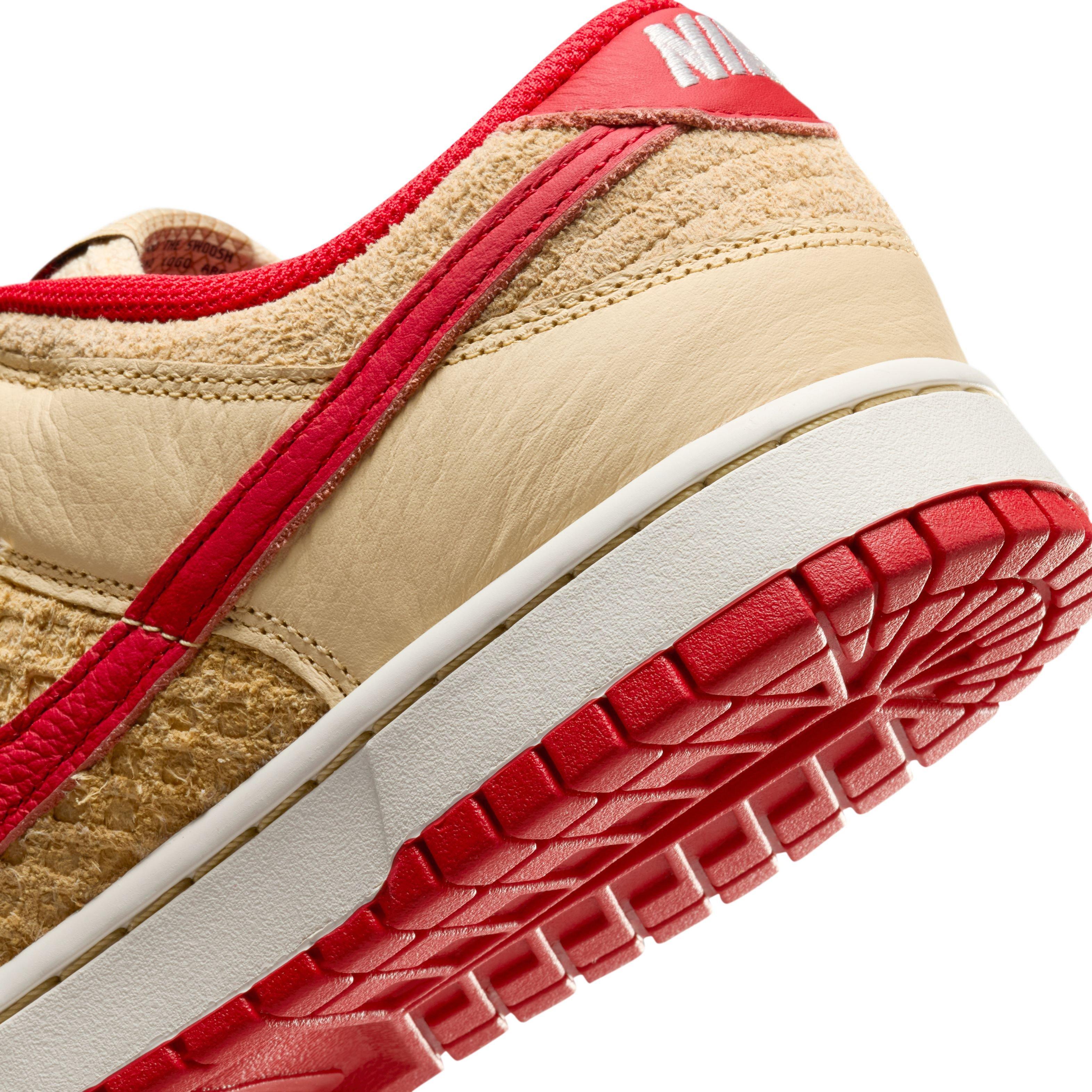Nike Dunk Low Retro SE &ldquo;Strawberry Waffle&rdquo; Men's Shoe - PALE VANILLA/UNIVERSITY RED/SAIL Thumbnail View 5