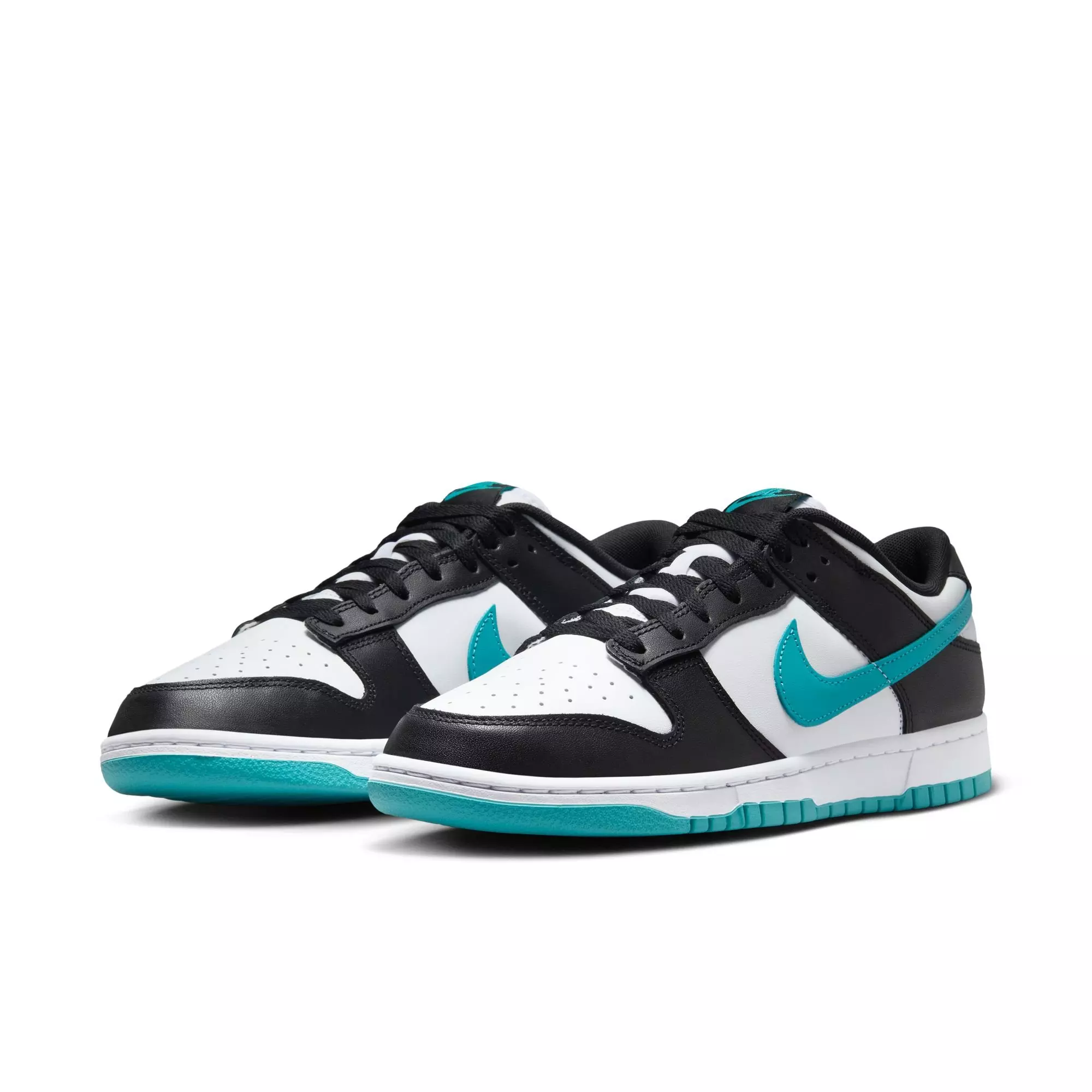 Nike Dunk Low Retro "White/Dusty Cactus/Black" Men's Shoe - WHITE/BLACK/BLUE