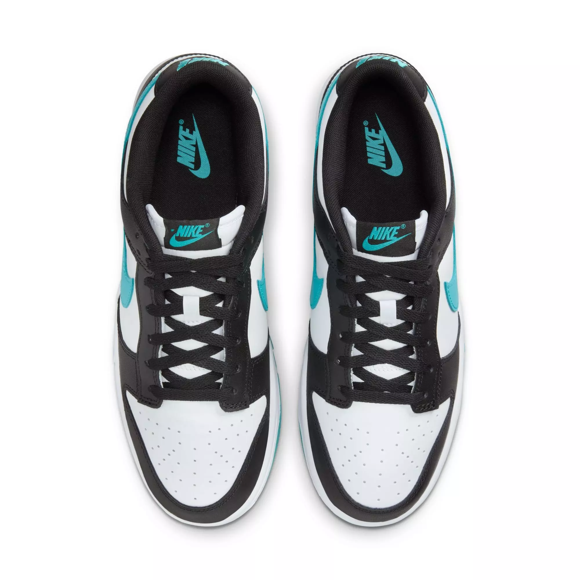 Nike Dunk Low Retro "White/Dusty Cactus/Black" Men's Shoe - WHITE/BLACK/BLUE