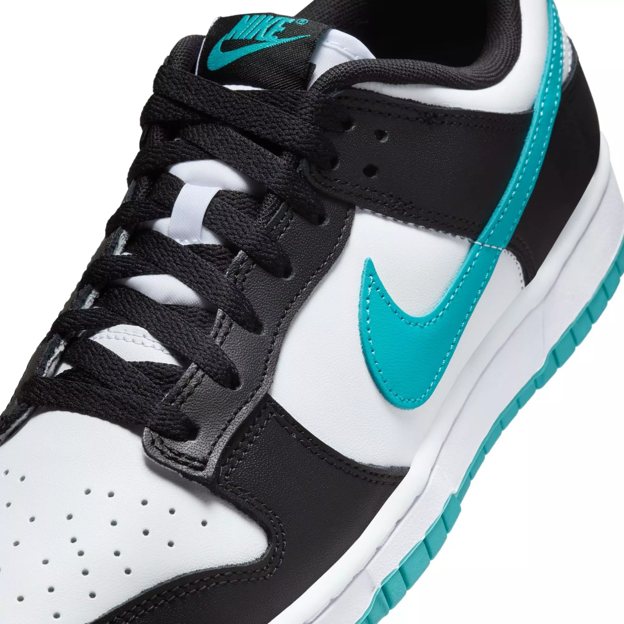 Nike Dunk Low Retro "White/Dusty Cactus/Black" Men's Shoe - WHITE/BLACK/BLUE