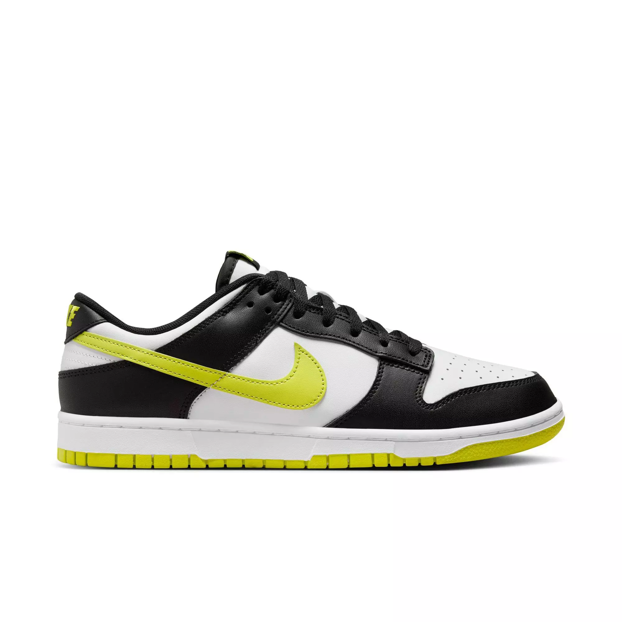 Nike Dunk Low Retro "White/Bright Cactus/White" Men's Shoe - WHITE/GREEN