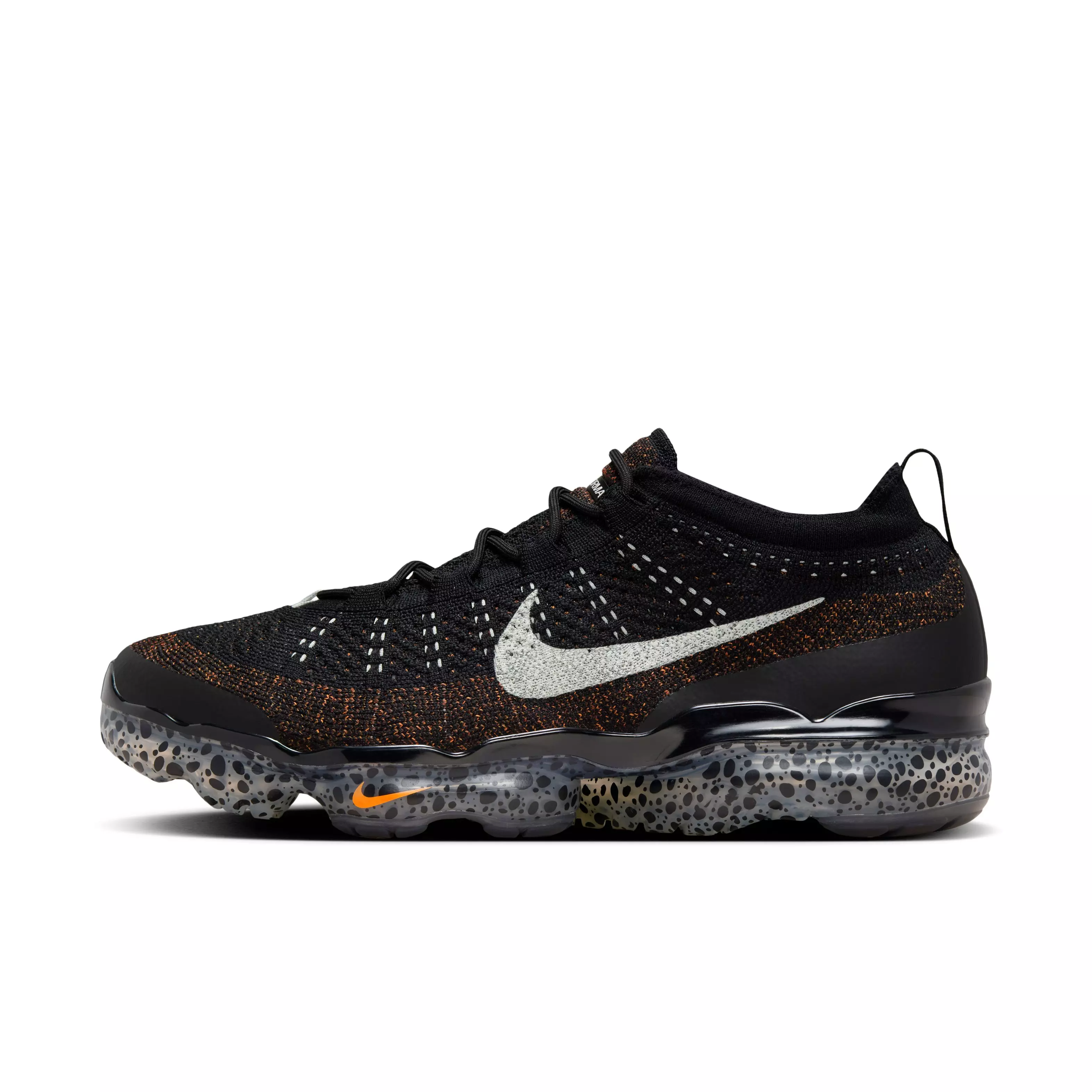 Nike Air VaporMax 2023 Flyknit "Electric" Men's Shoe - LIGHT SILVER/BLACK/TOTAL ORANGE