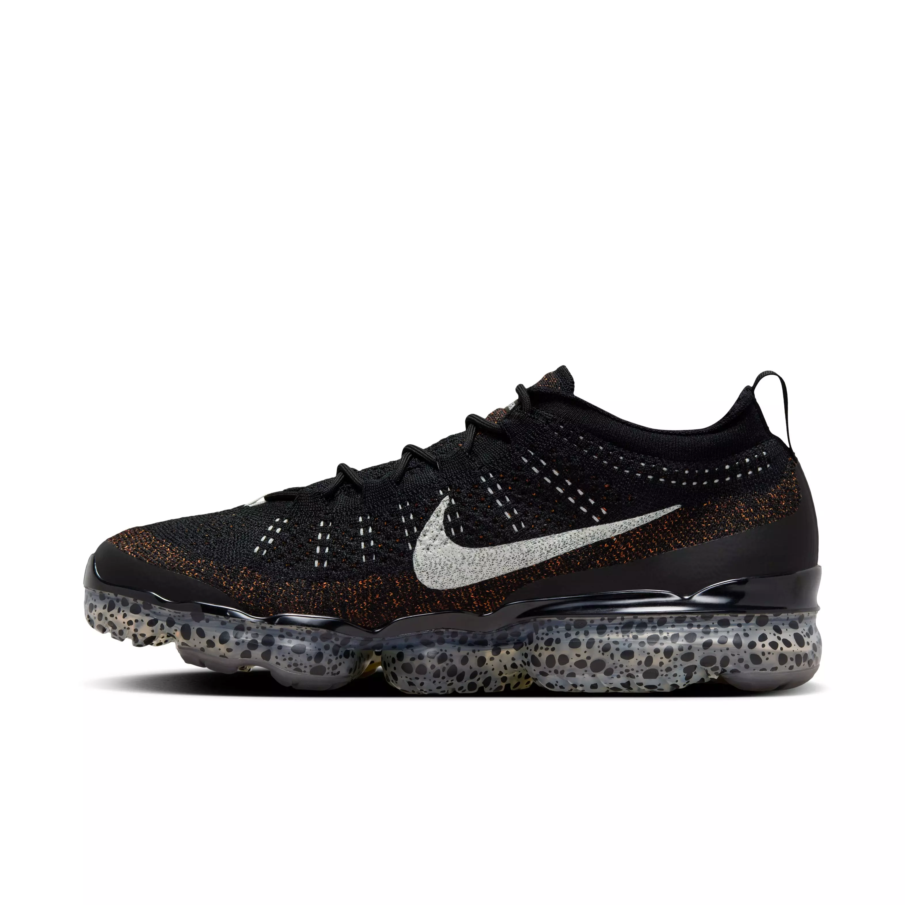 Nike Air VaporMax 2023 Flyknit "Electric" Men's Shoe - LIGHT SILVER/BLACK/TOTAL ORANGE