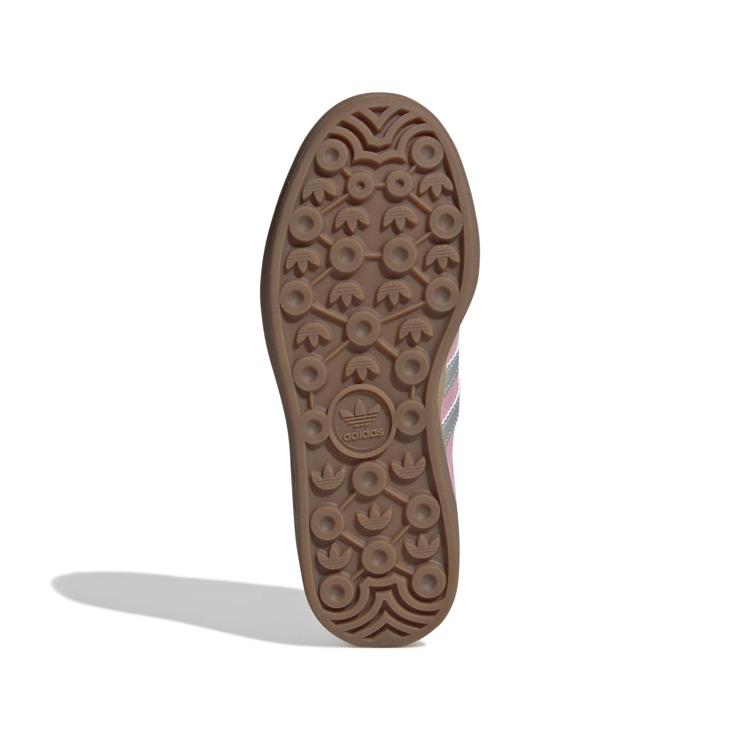 adidas Originals Gazelle Bold "True Pink/Silver Metallic/Light Purple" Grade School Girls' Shoe - PINK/SILVER Thumbnail View 4