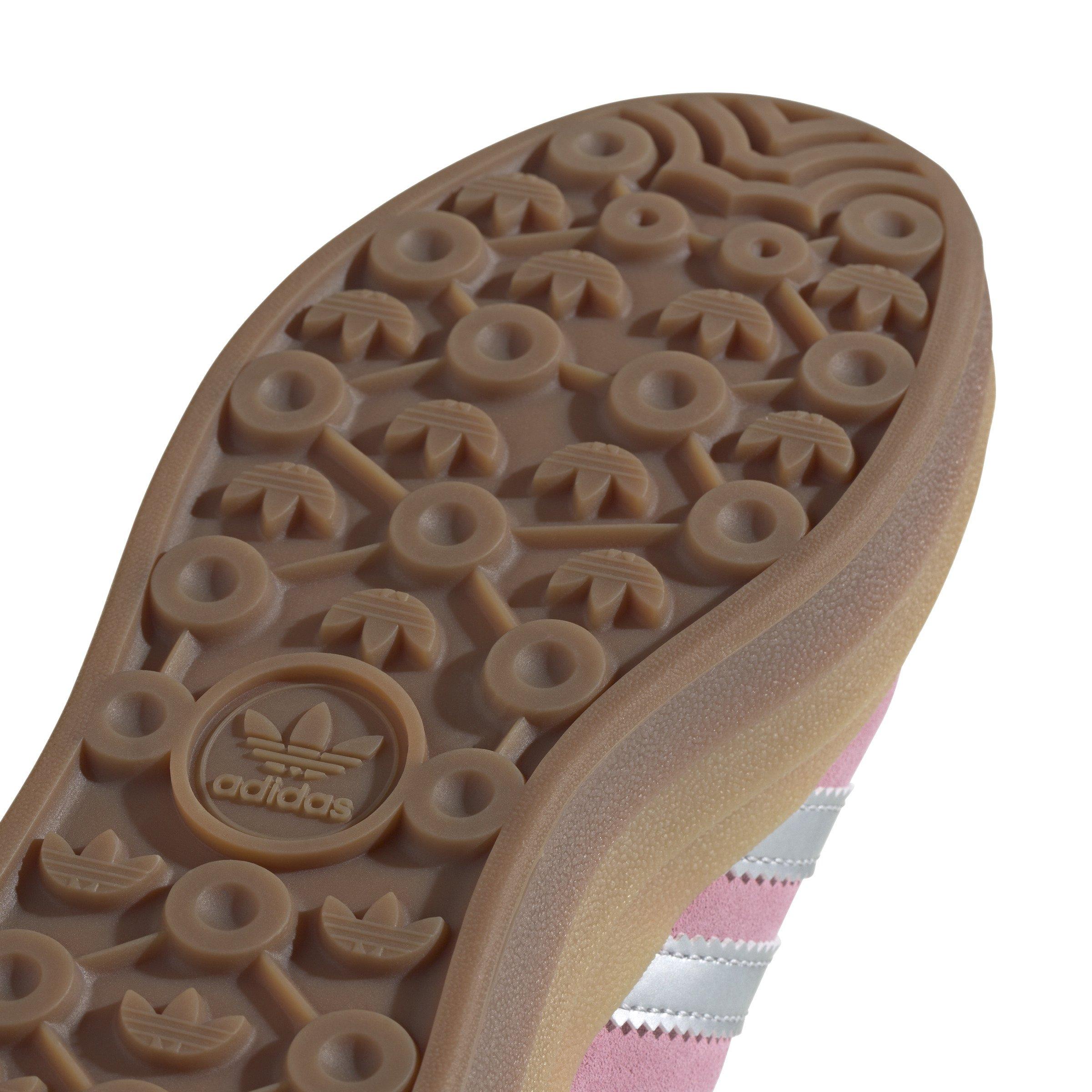 adidas Originals Gazelle Bold "True Pink/Silver Metallic/Light Purple" Grade School Girls' Shoe - PINK/SILVER Thumbnail View 7