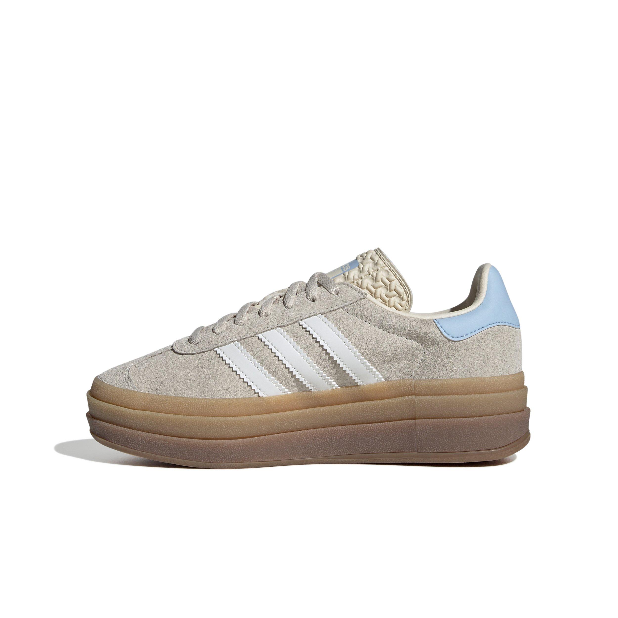 adidas Originals Gazelle Bold Grade School Girls' "Wonder White/Cloud White/Clear Sky" Shoe