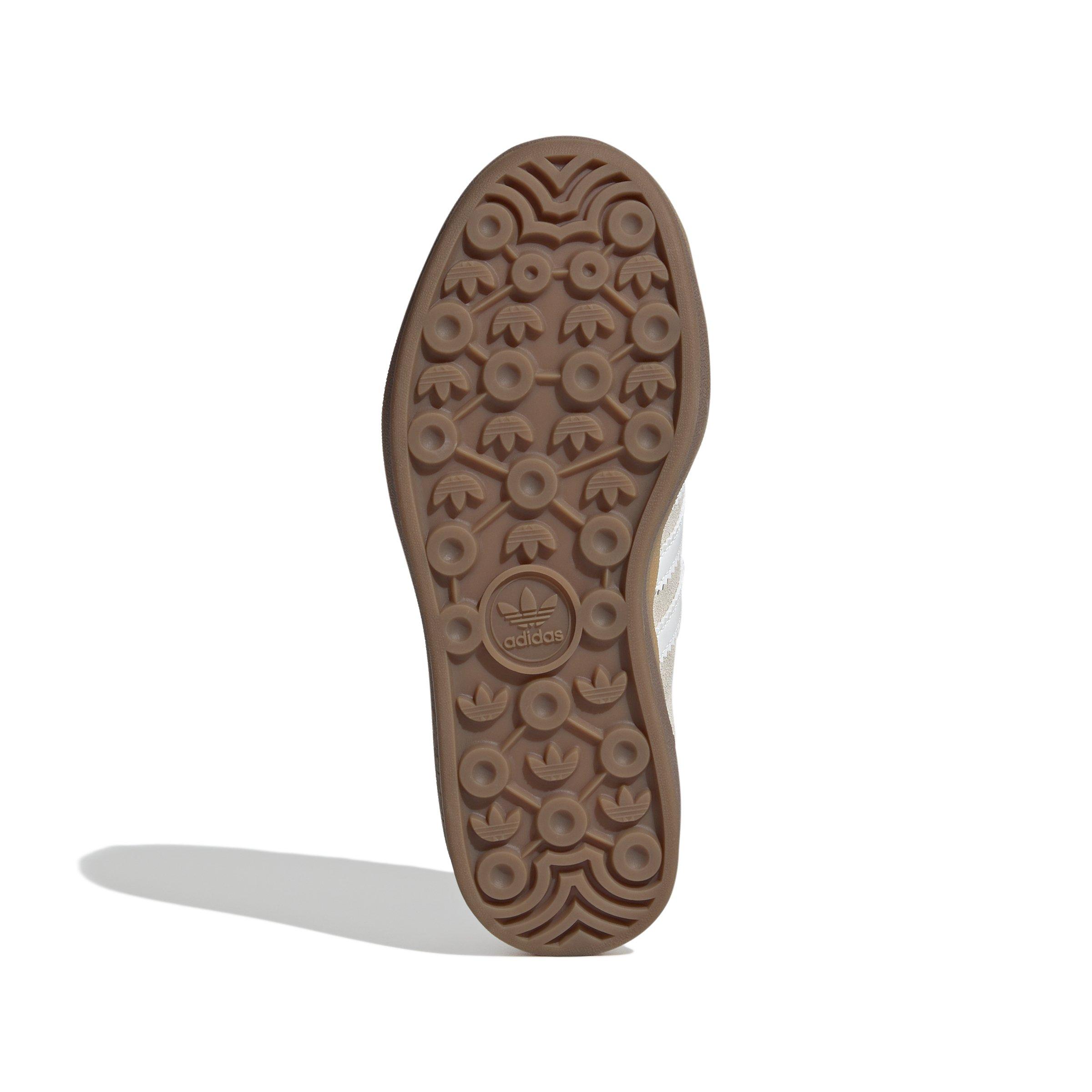 adidas Originals Gazelle Bold "Wonder White/Cloud White/Clear Sky" Grade School Girls' Shoe - TAN Thumbnail View 7