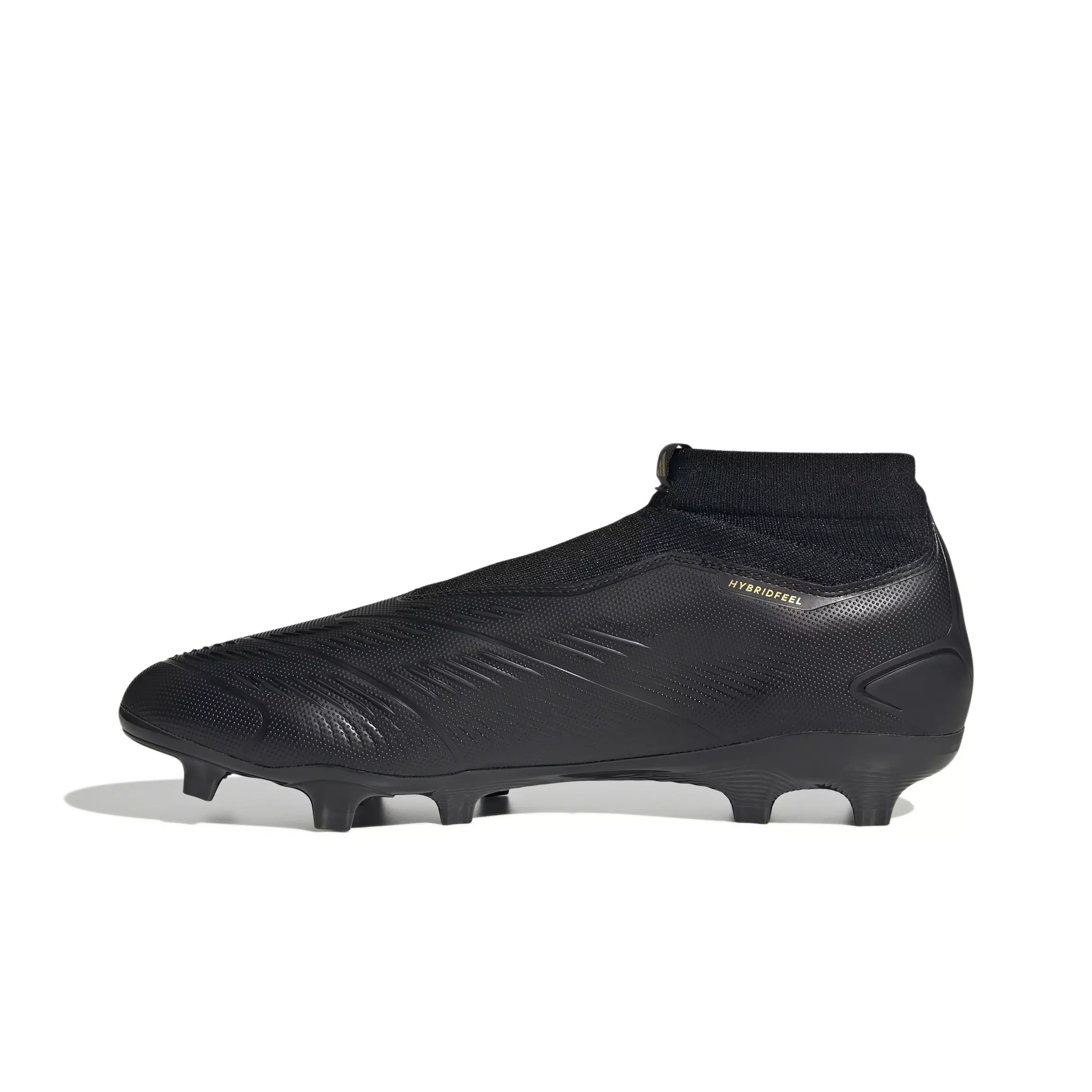 adidas Predator League LL FG "Core Black/Carbon/Gold Metallic" Men's Soccer Cleat - BLACK/GOLD