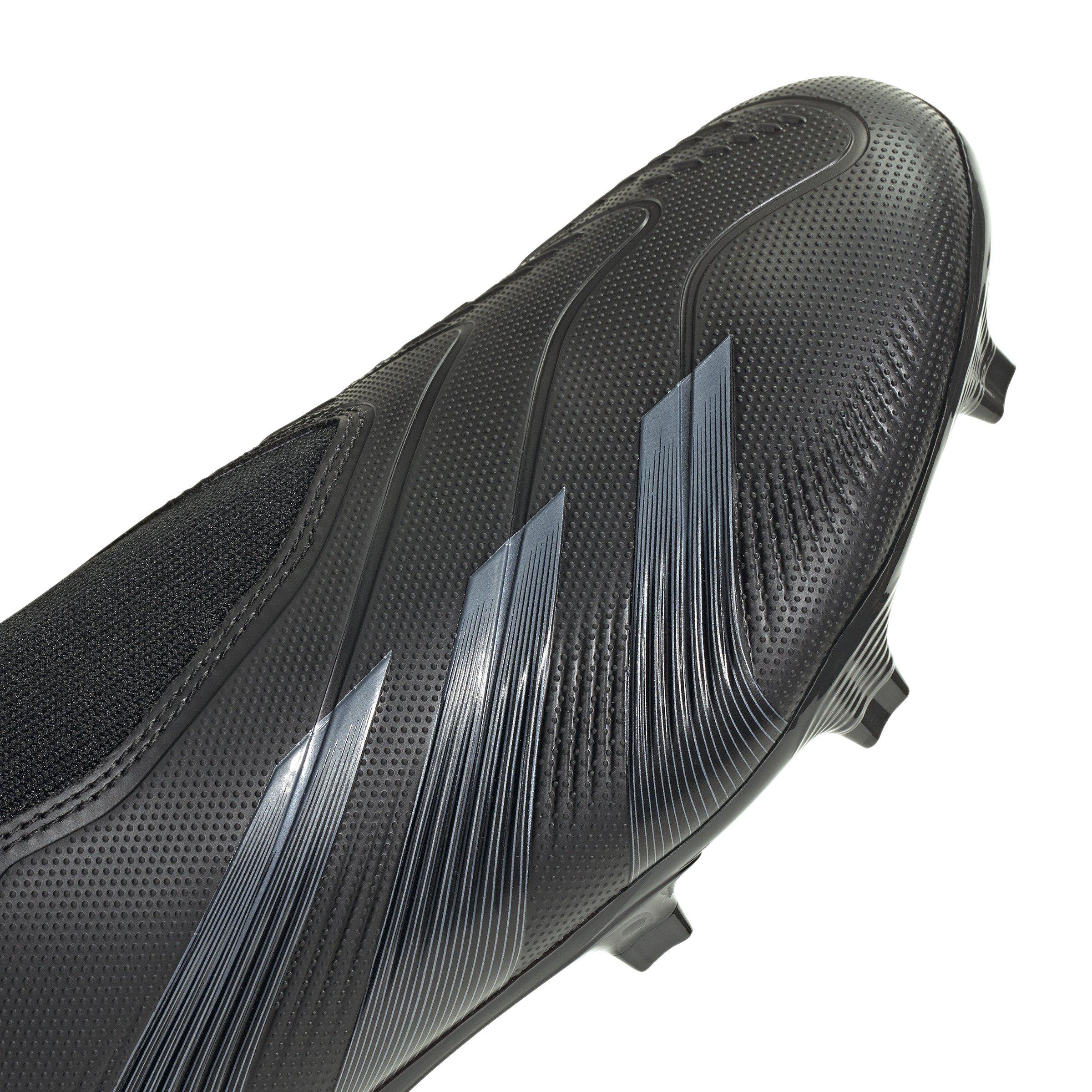 adidas Predator League LL FG "Core Black/Carbon/Gold Metallic" Men's Soccer Cleat - BLACK/GOLD Thumbnail View 8