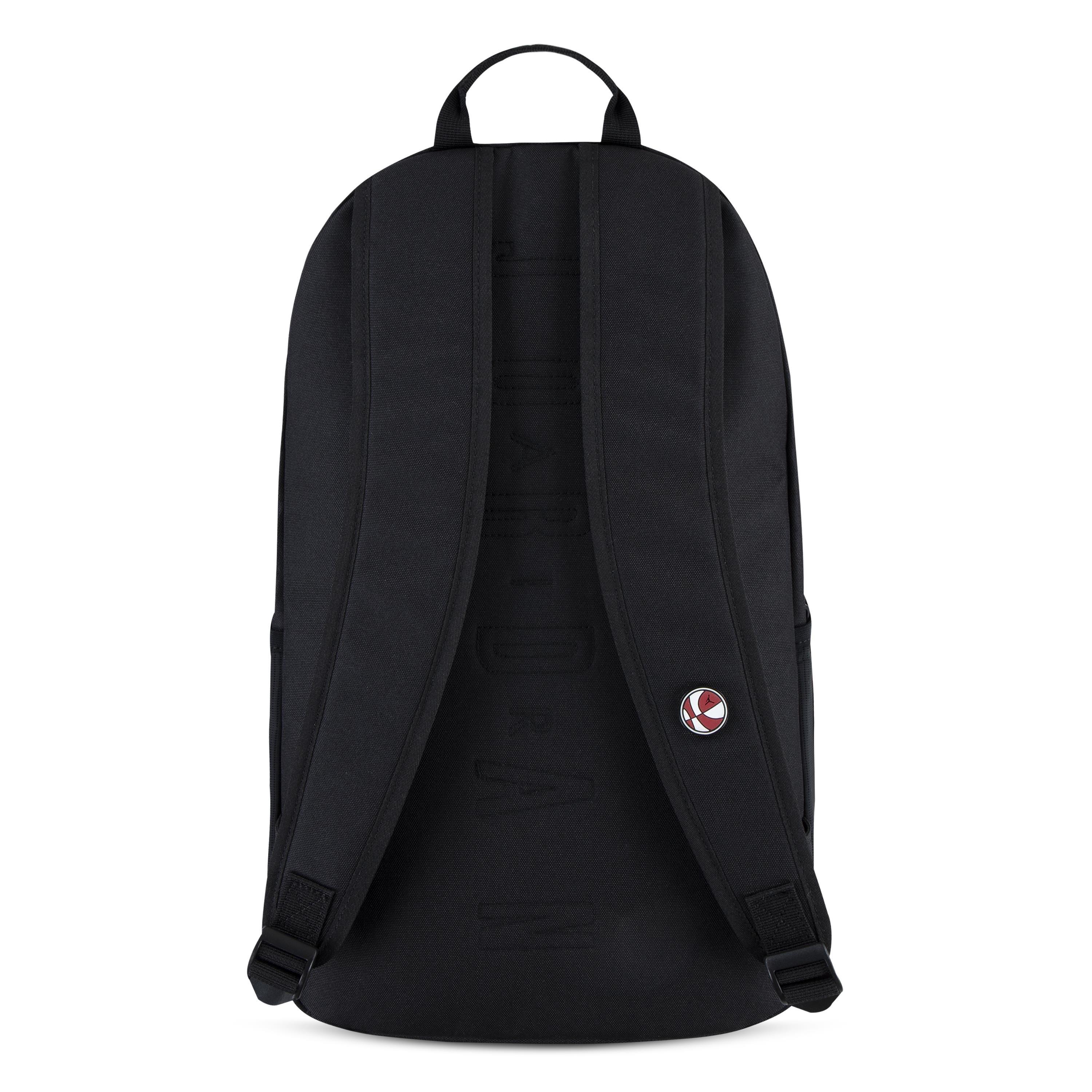 Jordan Rubber Pin Backpack - Black