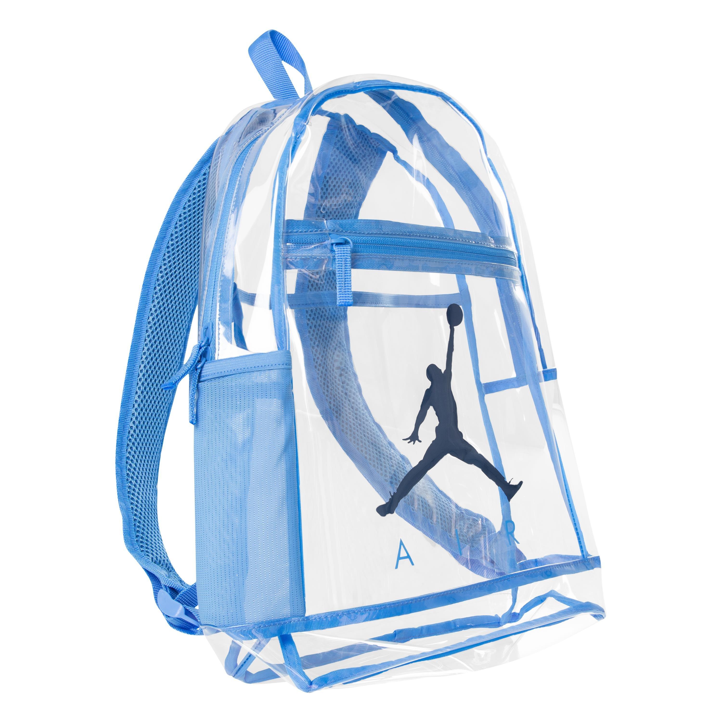 Jordan Air School Clear Backpack - Blue