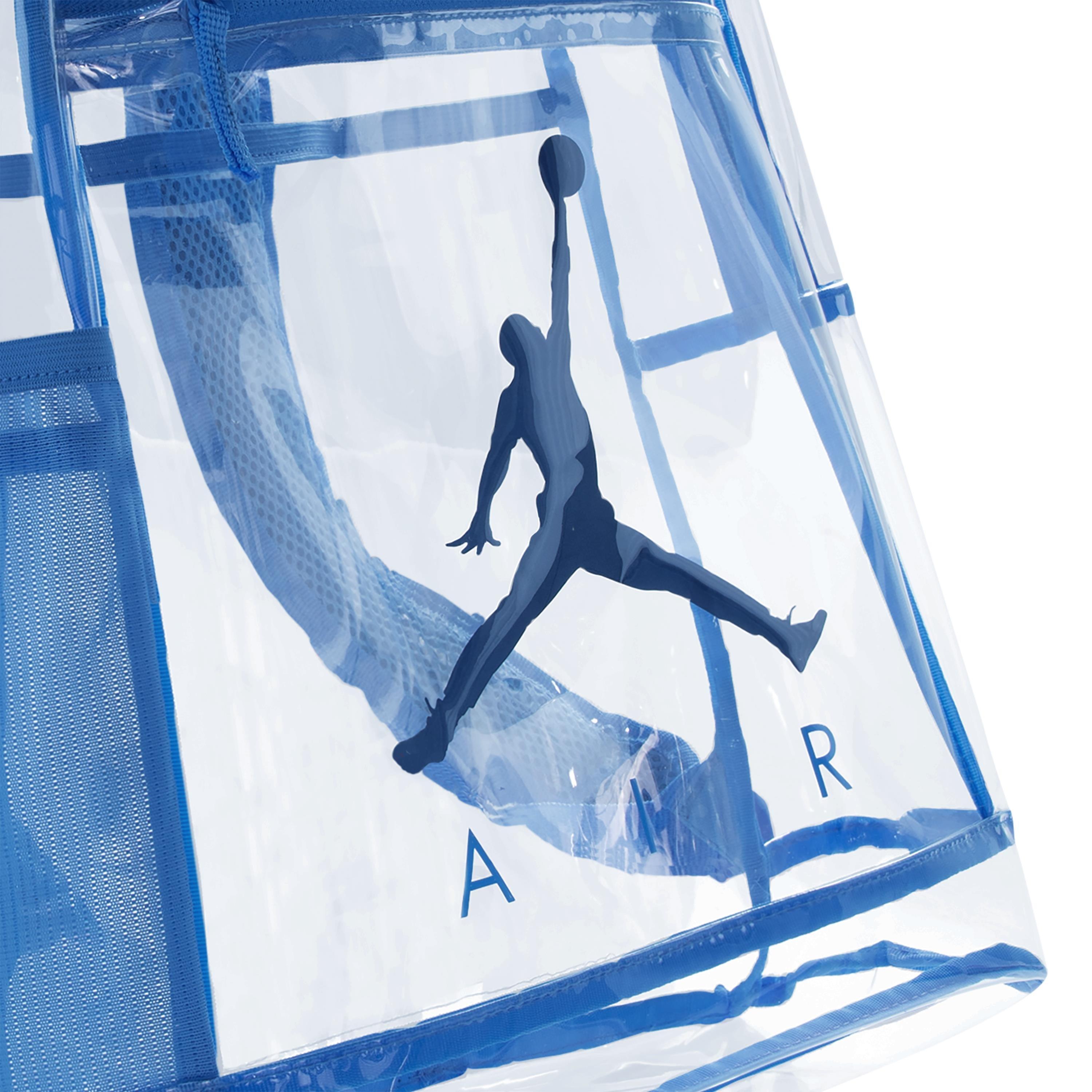 Jordan Air School Clear Backpack - Blue