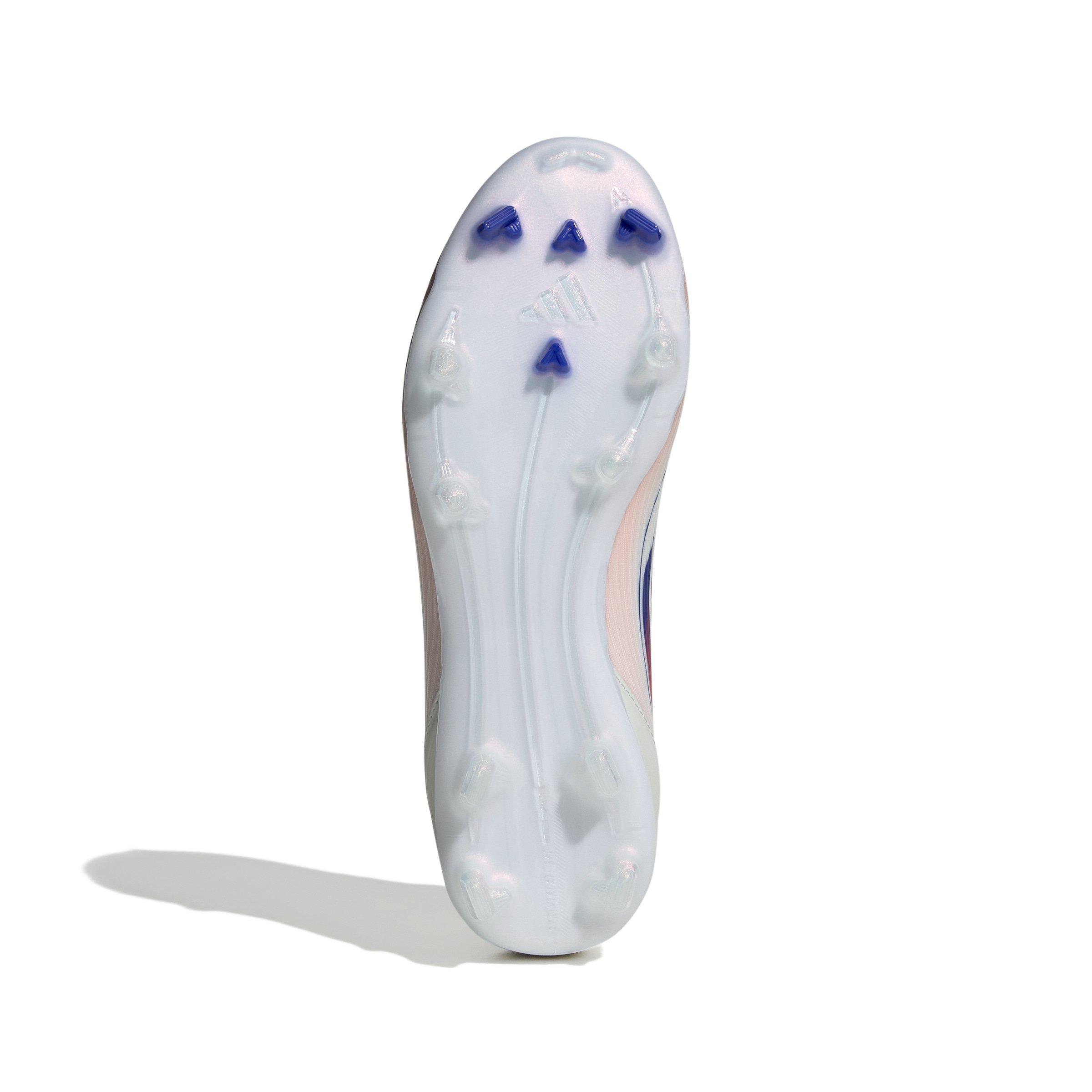 adidas F50 League Mid-Cut FG/MG "White/Red/Blue" Women's Soccer Cleat - WHITE/ROYAL/RED Thumbnail View 8