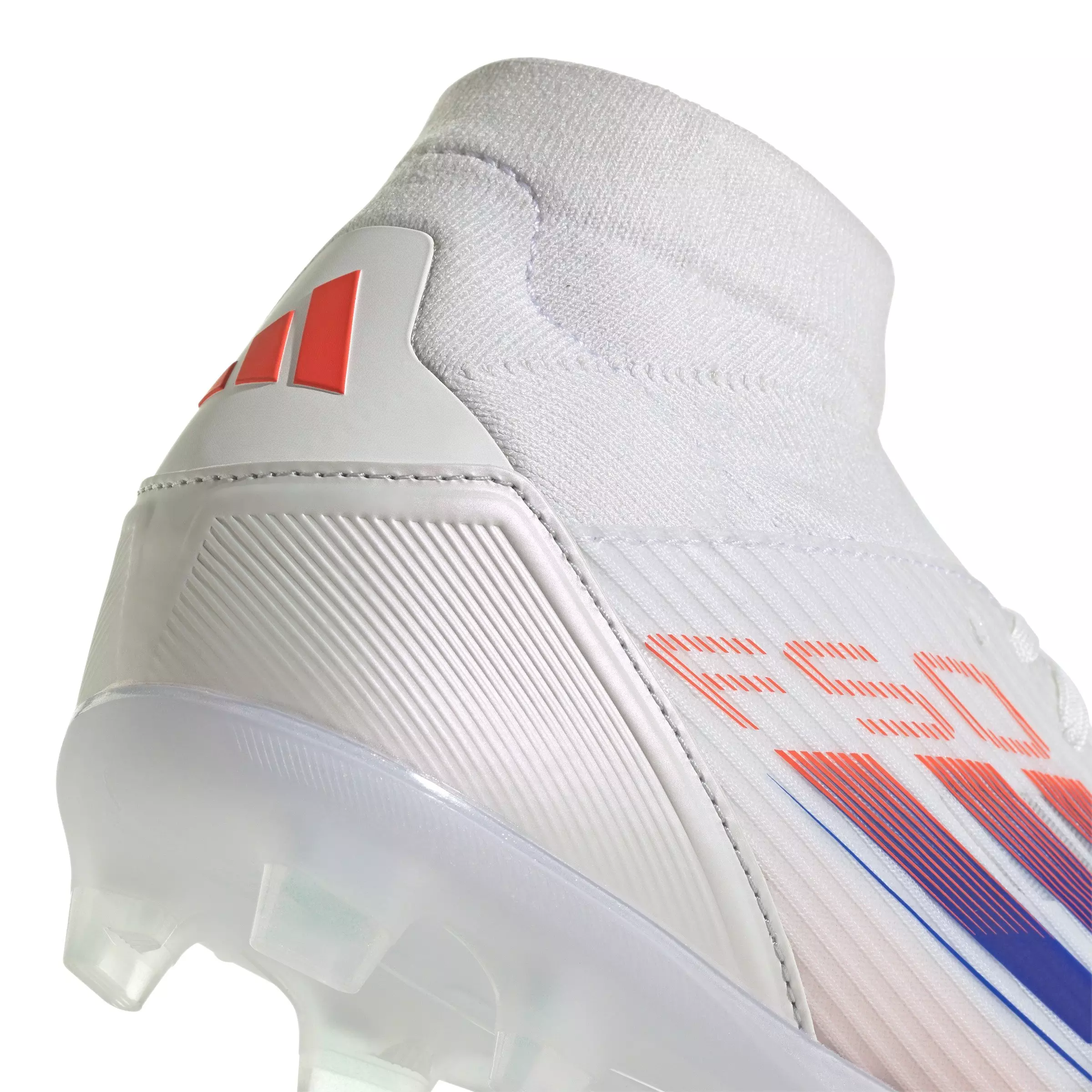 adidas F50 League Mid-Cut FG/MG "White/Red/Blue" Women's Soccer Cleat - WHITE/ROYAL/RED