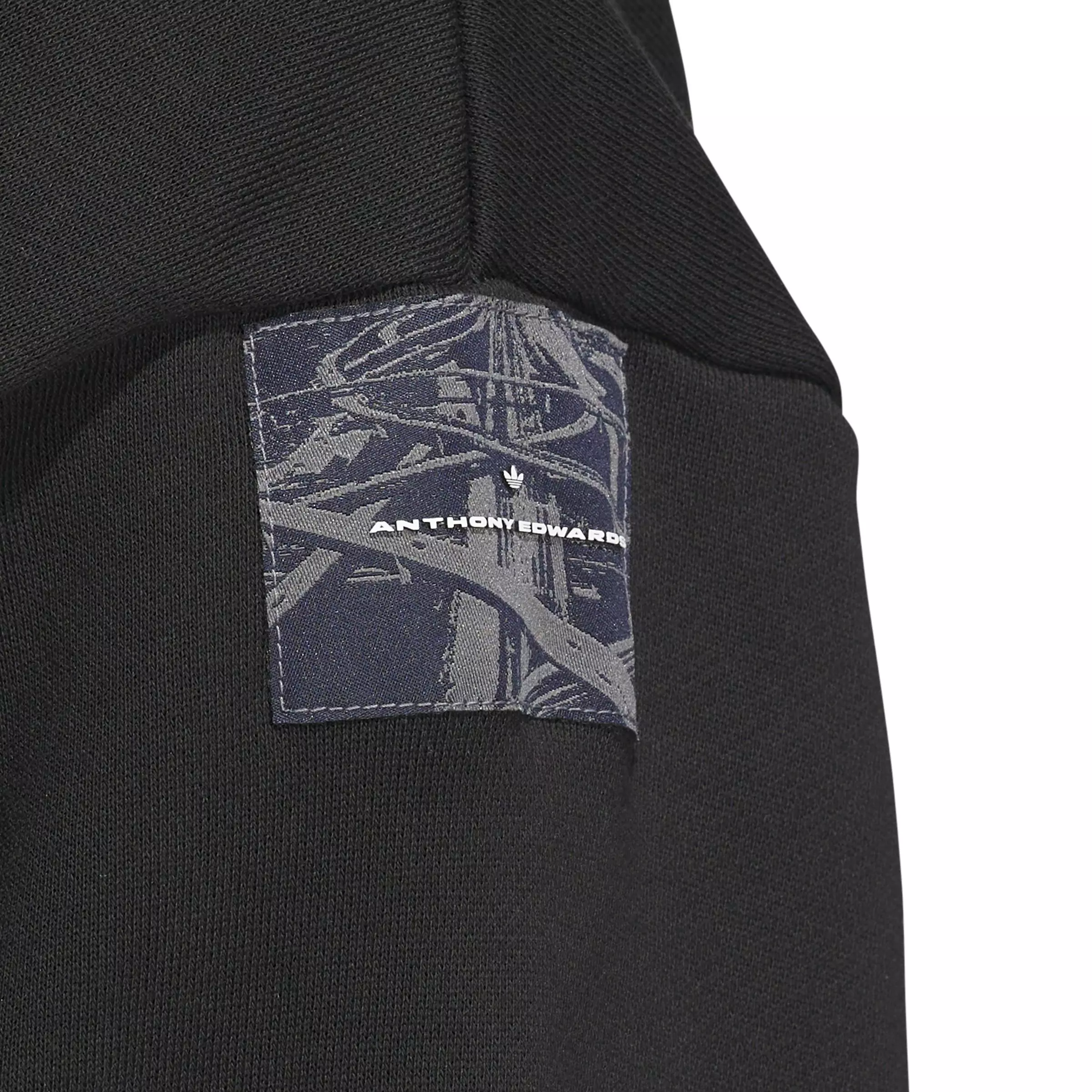 adidas Men's Anthony Edwards Foundation Crew Sweatshirt - BLACK