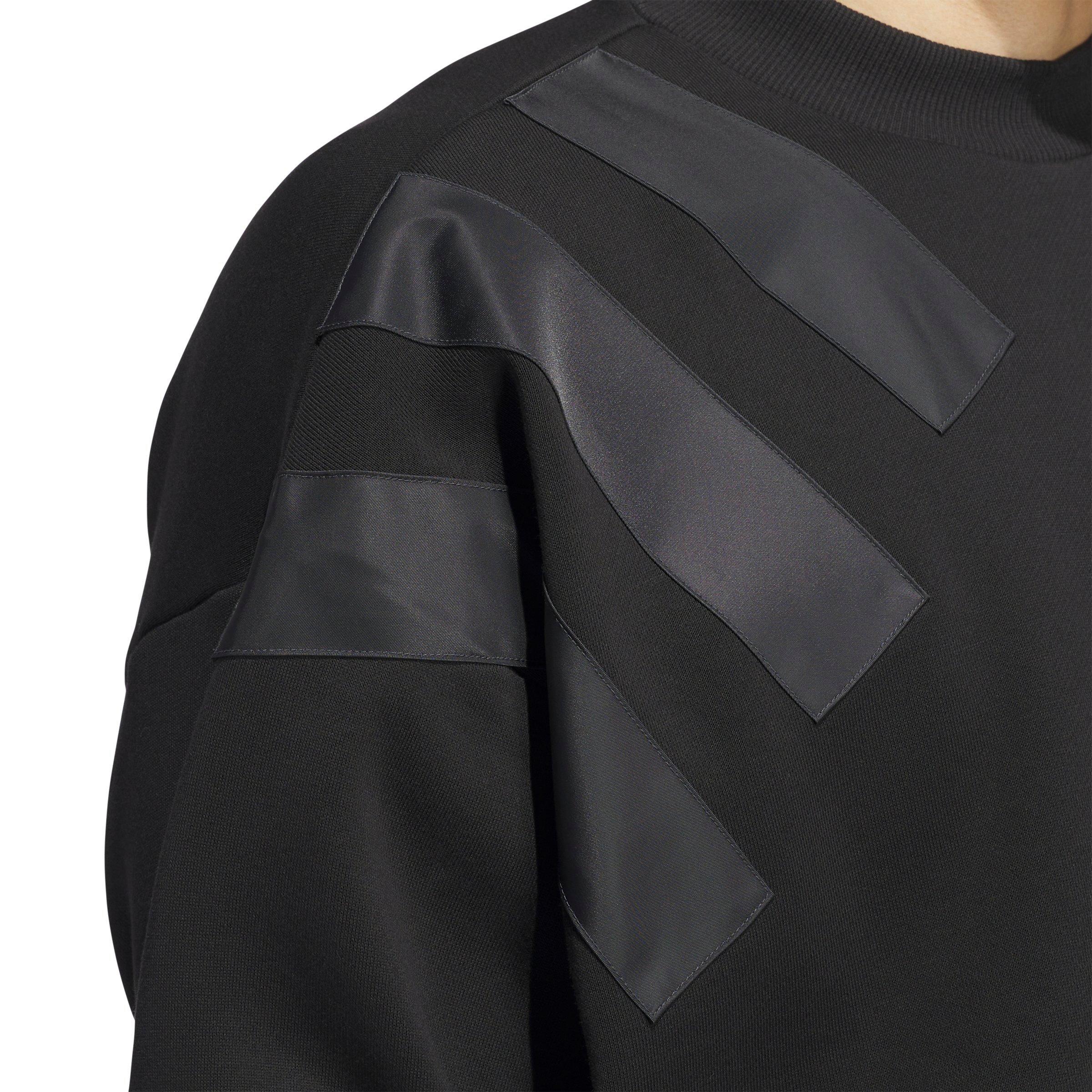 adidas Men's Anthony Edwards Foundation Crew Sweatshirt - BLACK Thumbnail View 5