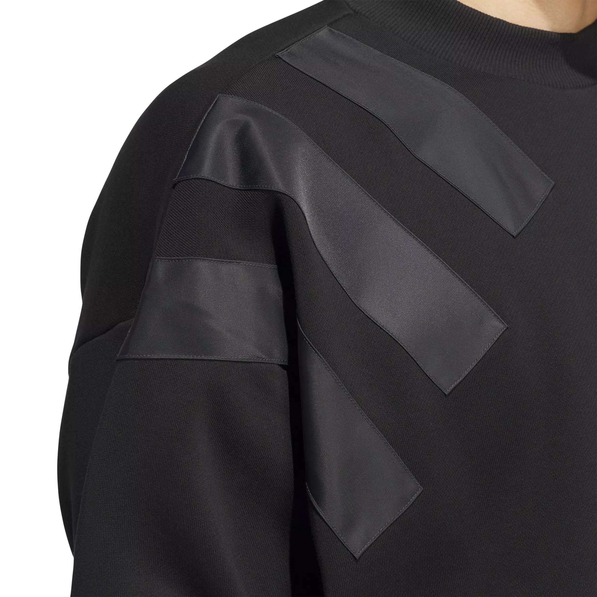 adidas Men's Anthony Edwards Foundation Crew Sweatshirt - BLACK