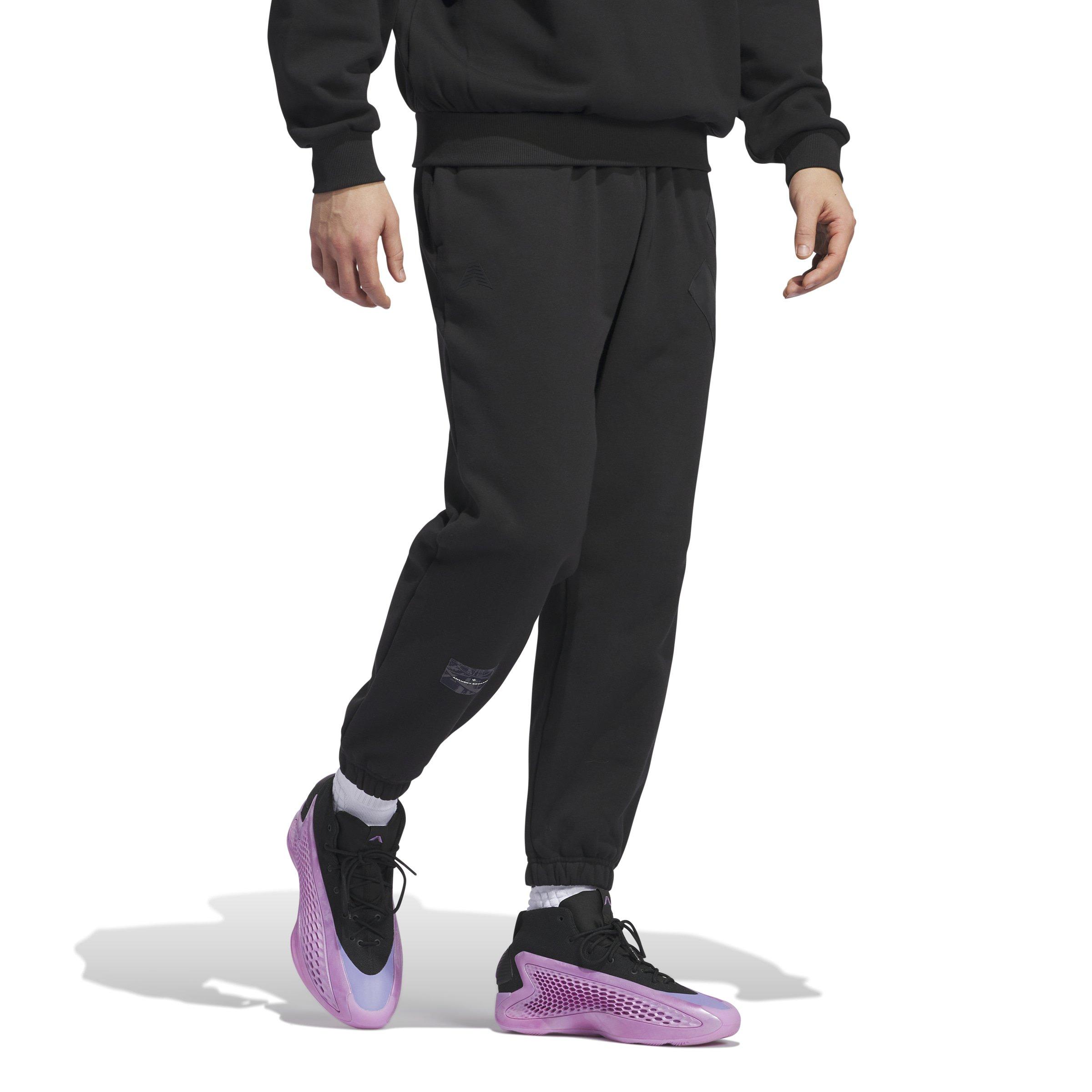 adidas Men's Anthony Edwards Foundation Pants - BLACK Thumbnail View 3