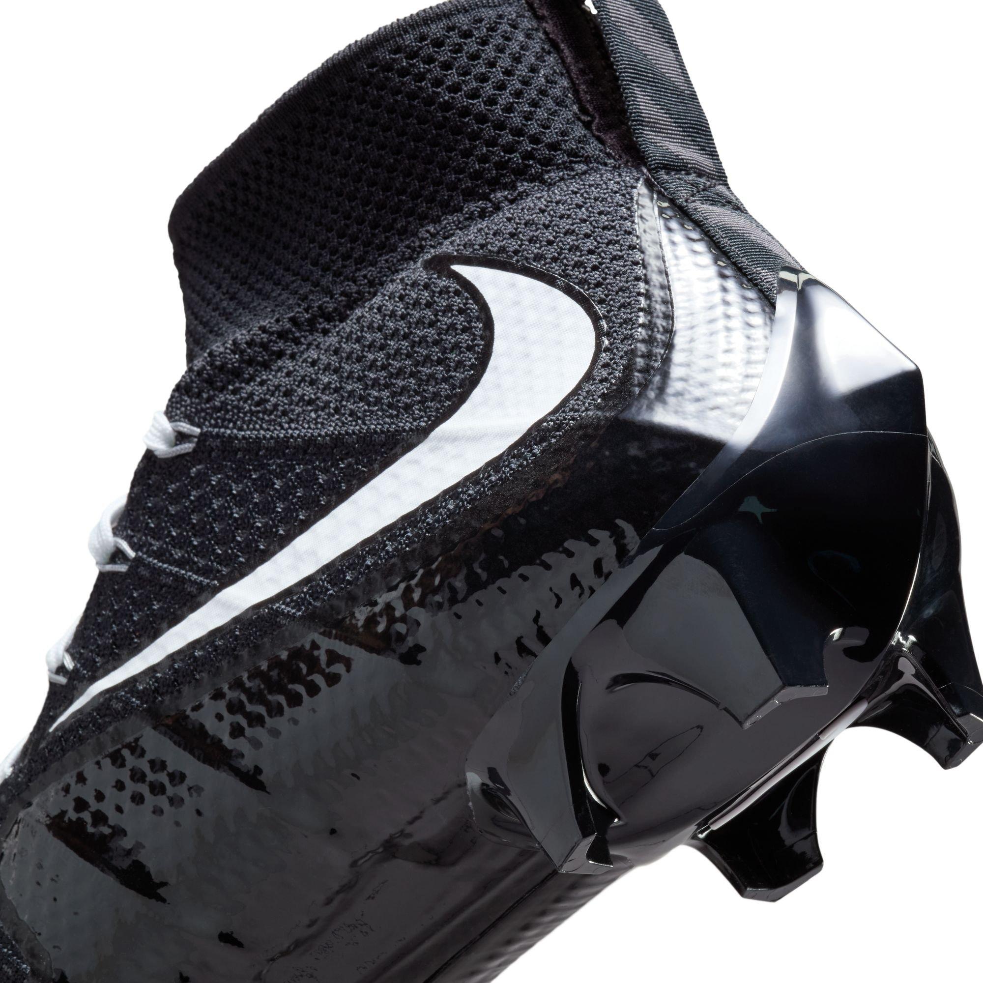 Nike Vapor Edge 360 Untouchable "Black/White Men's Football Cleat - BLACK/WHITE Thumbnail View 12