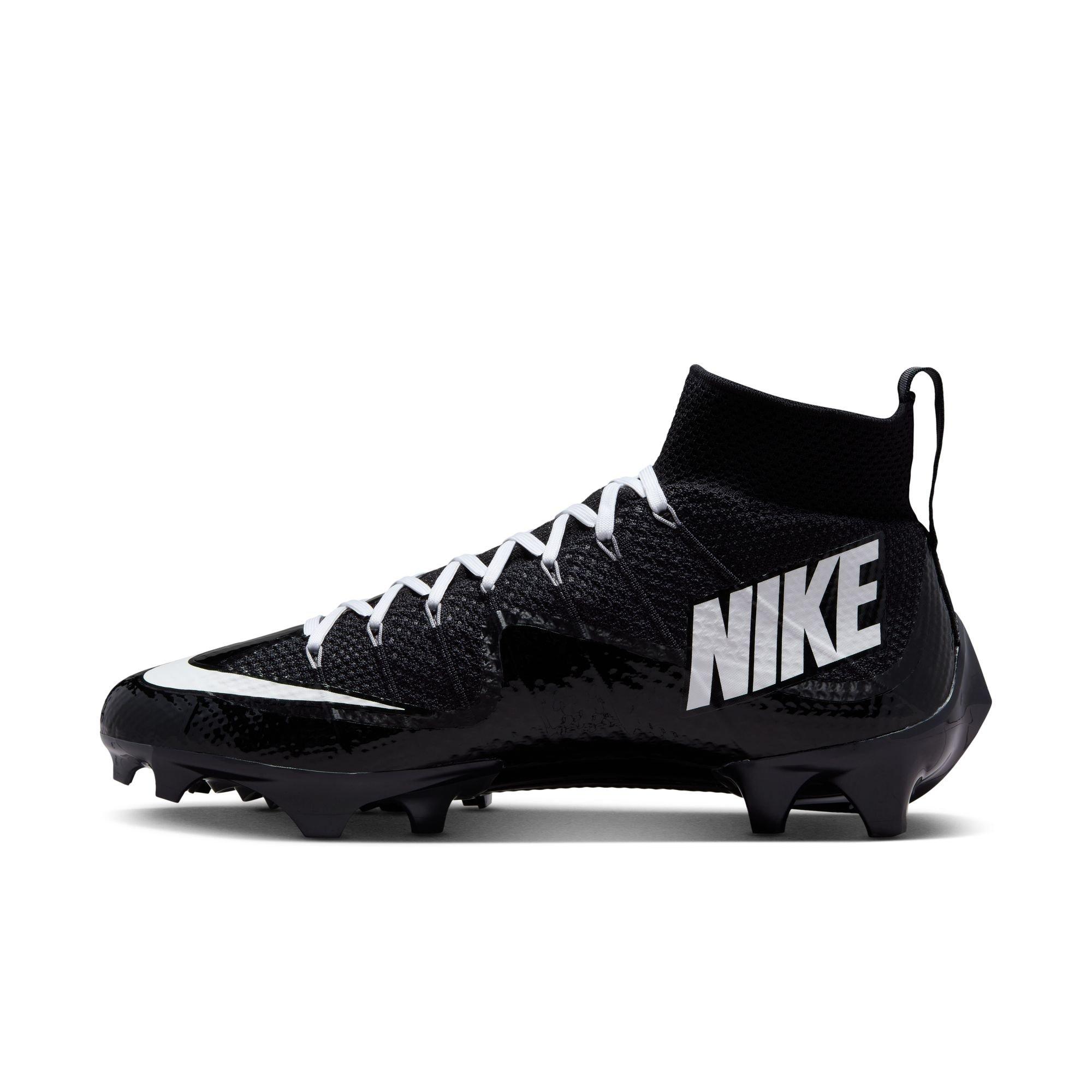 Nike Vapor Edge 360 "Untouchable" Men's Football Cleat - BLACK/WHITE Thumbnail View 4