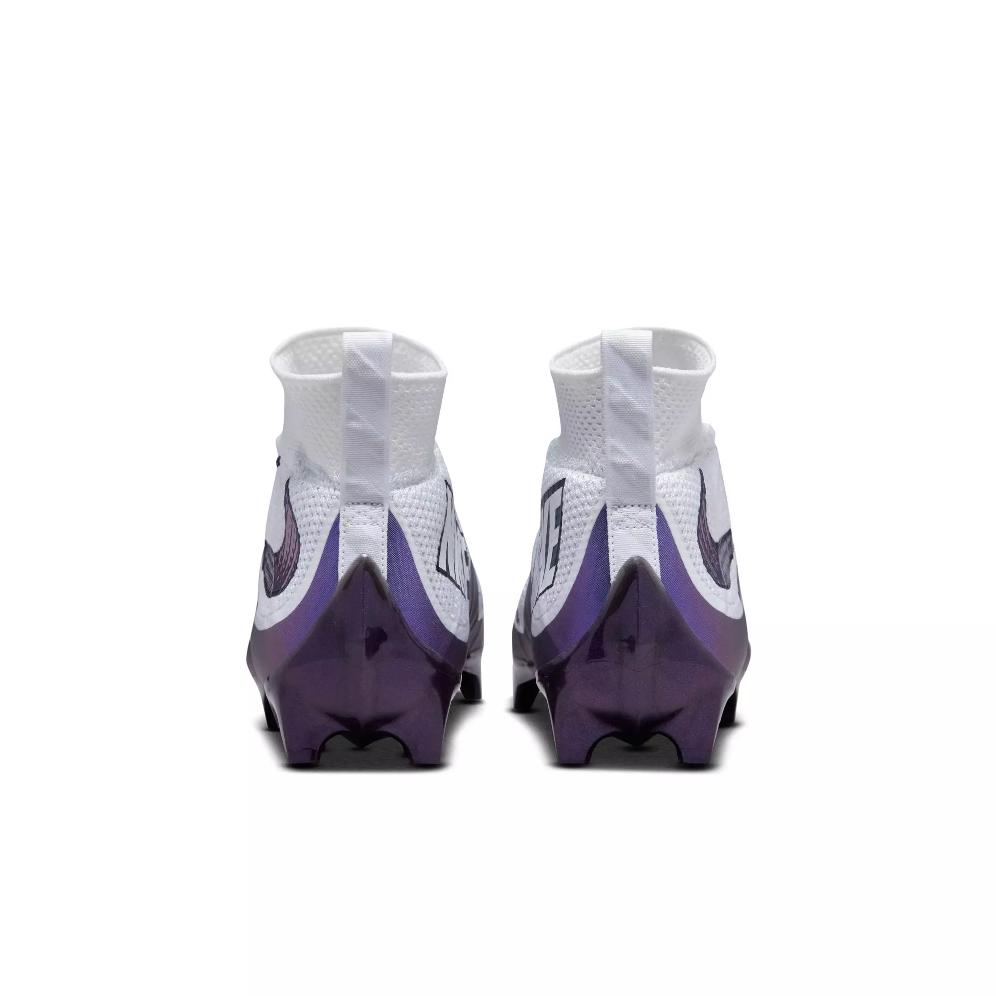 Nike Vapor Edge 360 Untouchable "White Purple/Iridescent" Men's Football Cleat - WHITE/BLACK/PURPLE