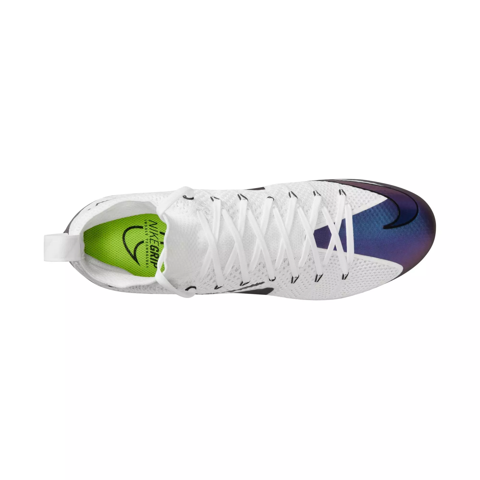 Nike Vapor Edge 360 Untouchable "White Purple/Iridescent" Men's Football Cleat - WHITE/BLACK/PURPLE
