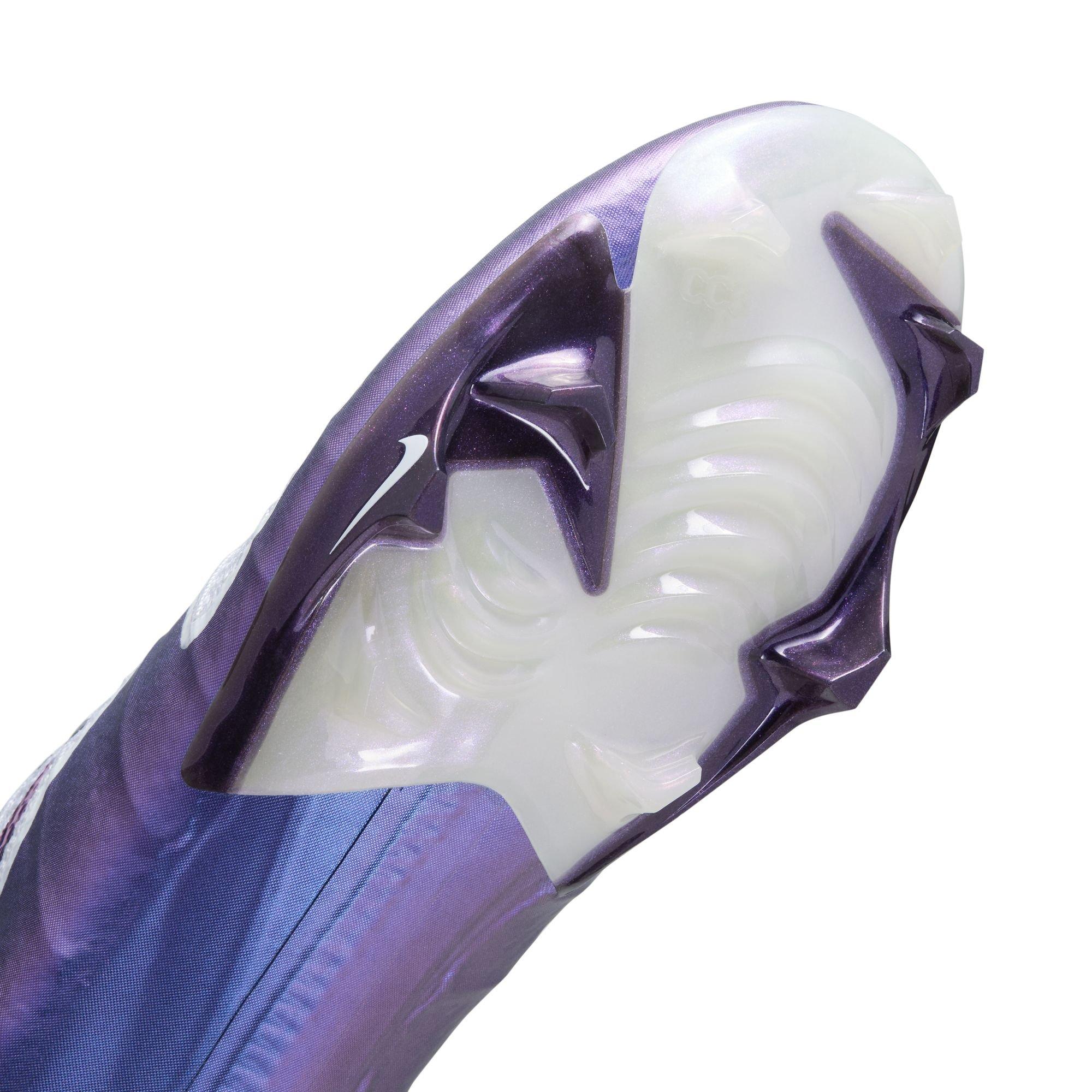 Nike Vapor Edge 360 "Untouchable" Men's Football Cleat - WHITE/BLACK/PURPLE Thumbnail View 9