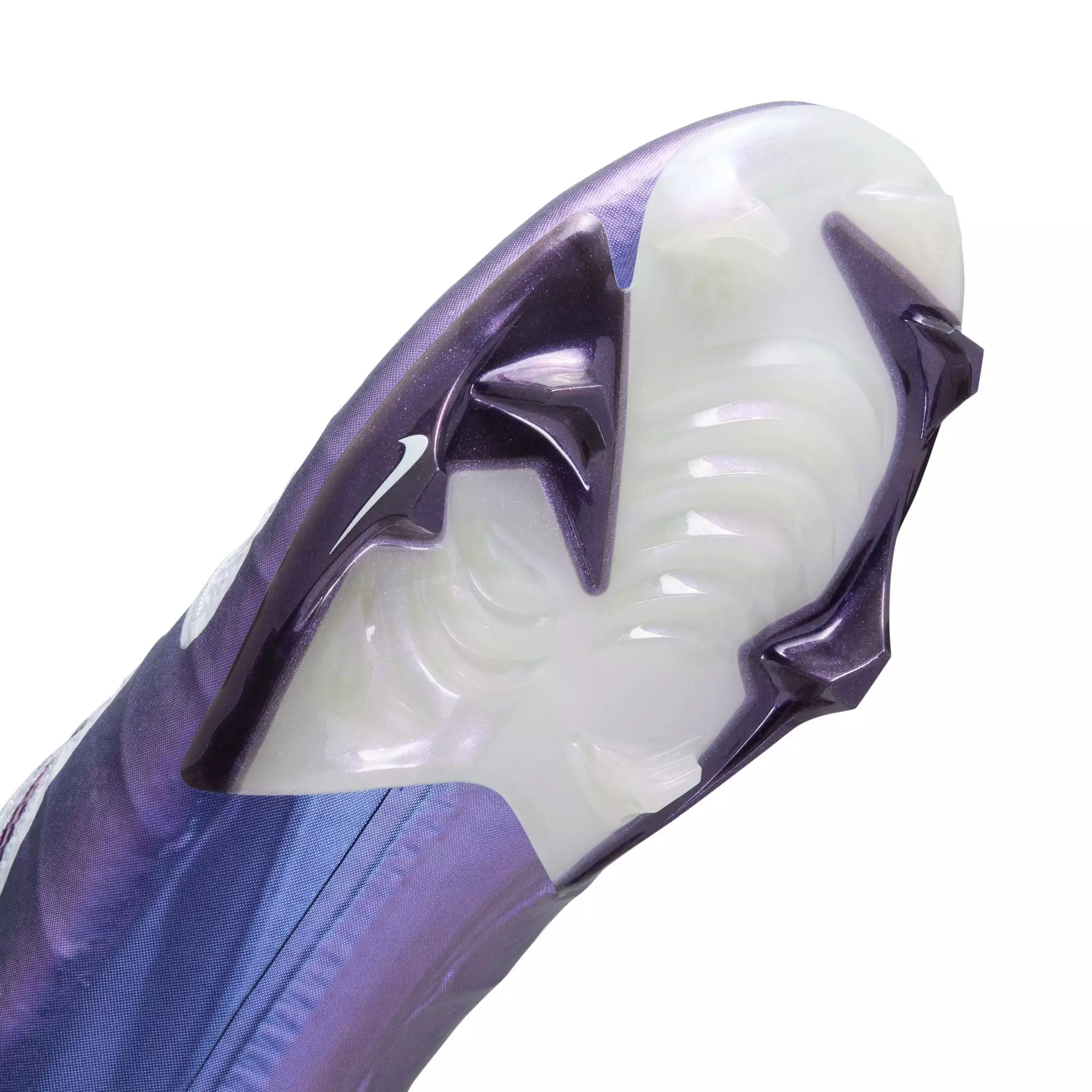 Nike Vapor Edge 360 Untouchable "White Purple/Iridescent" Men's Football Cleat - WHITE/BLACK/PURPLE