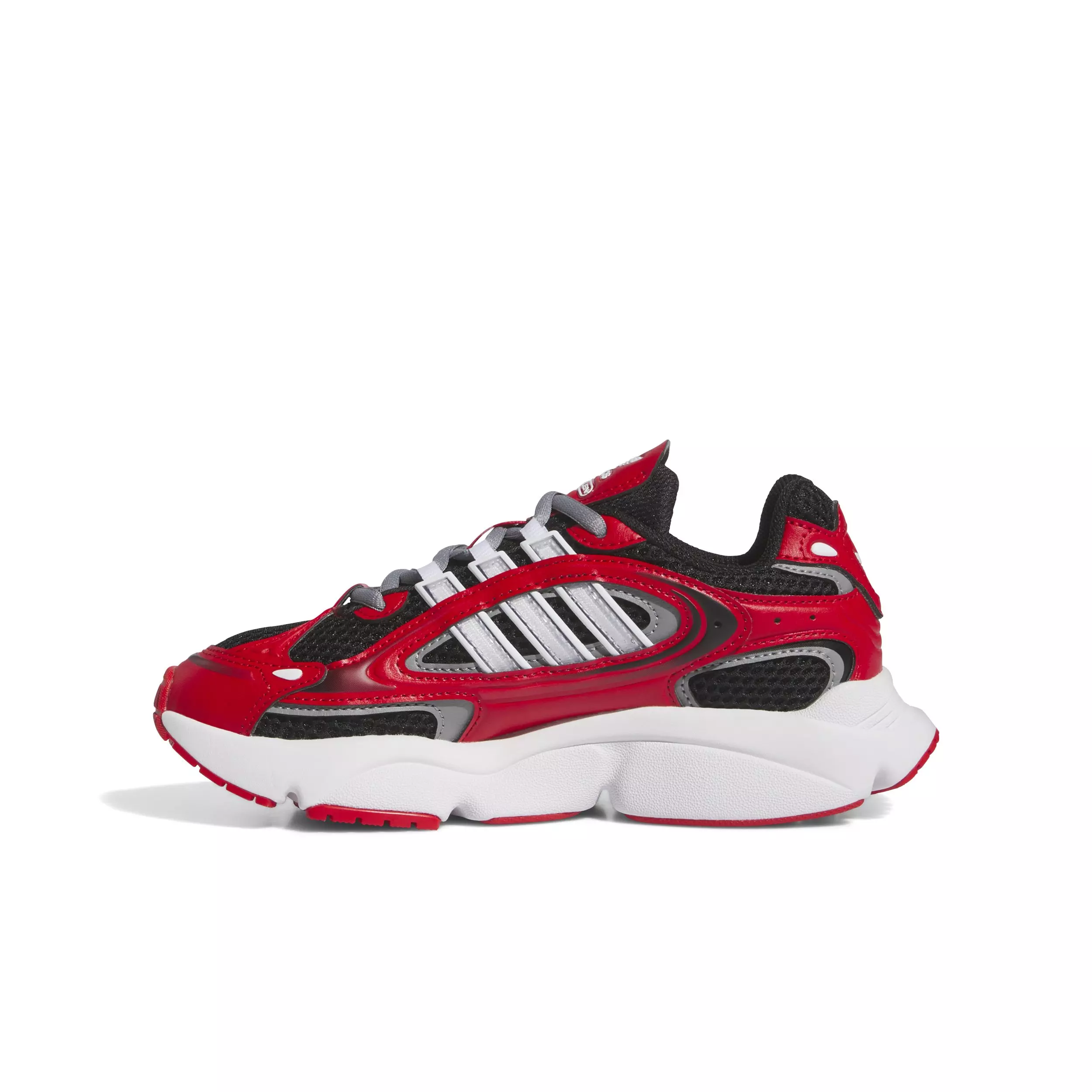 adidas Originals Ozmillen "Better Scarlet/Ftwr White/Grey Three" Grade School Boys' Shoe - RED/BLACK